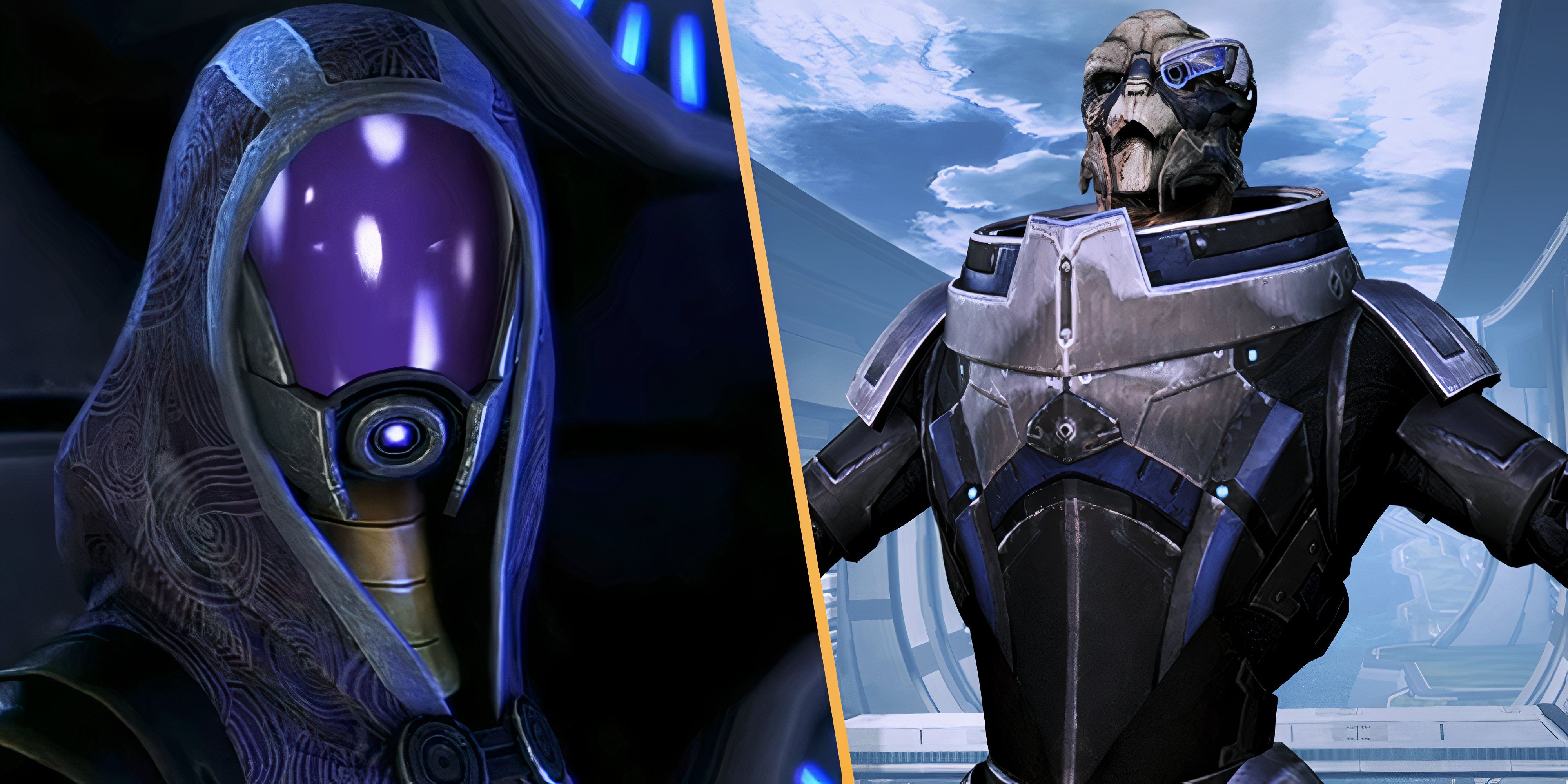 tali and garrus in mass effect.