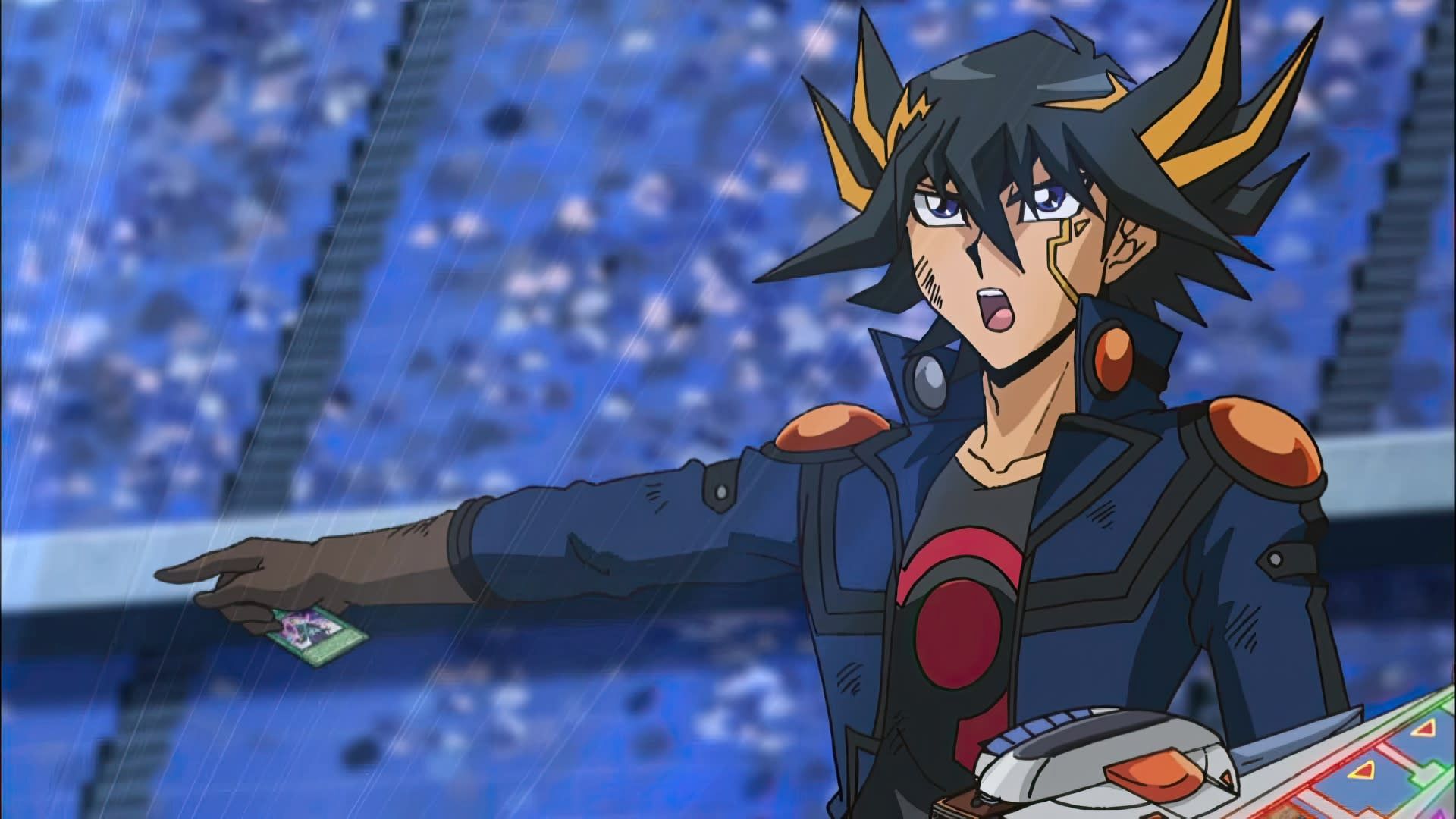 Yusei Fudo from Yu-Gi-Oh! 5D&rsquo;s.