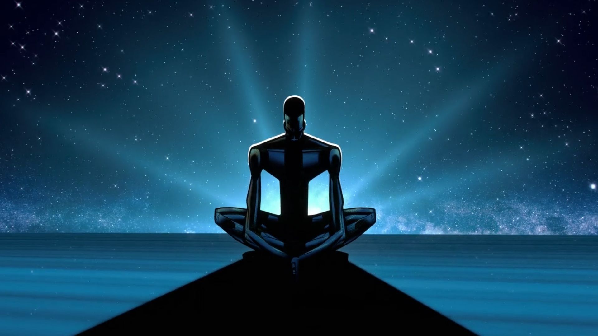 Meditation from Zima Blue Love, Death + Robot in 'Zima Blue'.