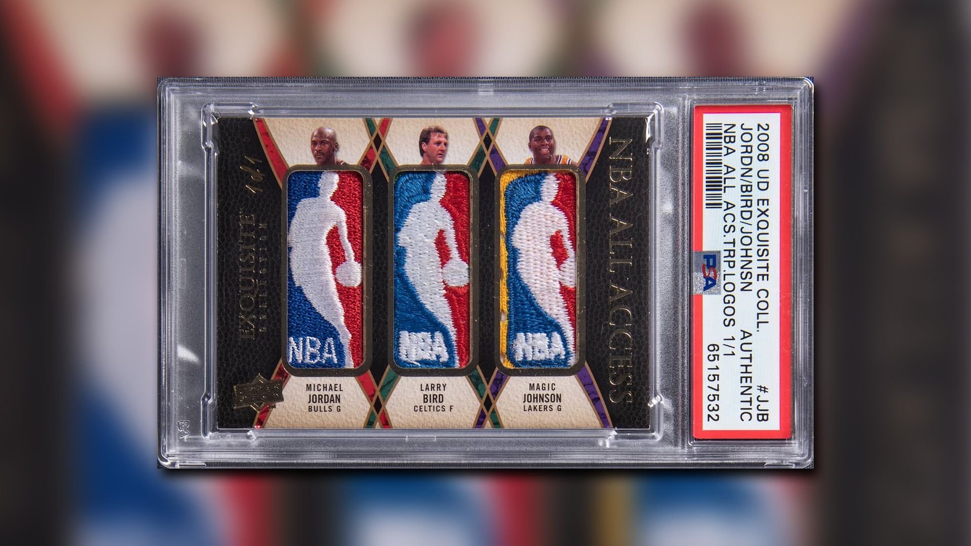 2008-09 UD Collection NBA All Access Access Triple Logoman #کارت Trip-JJB.