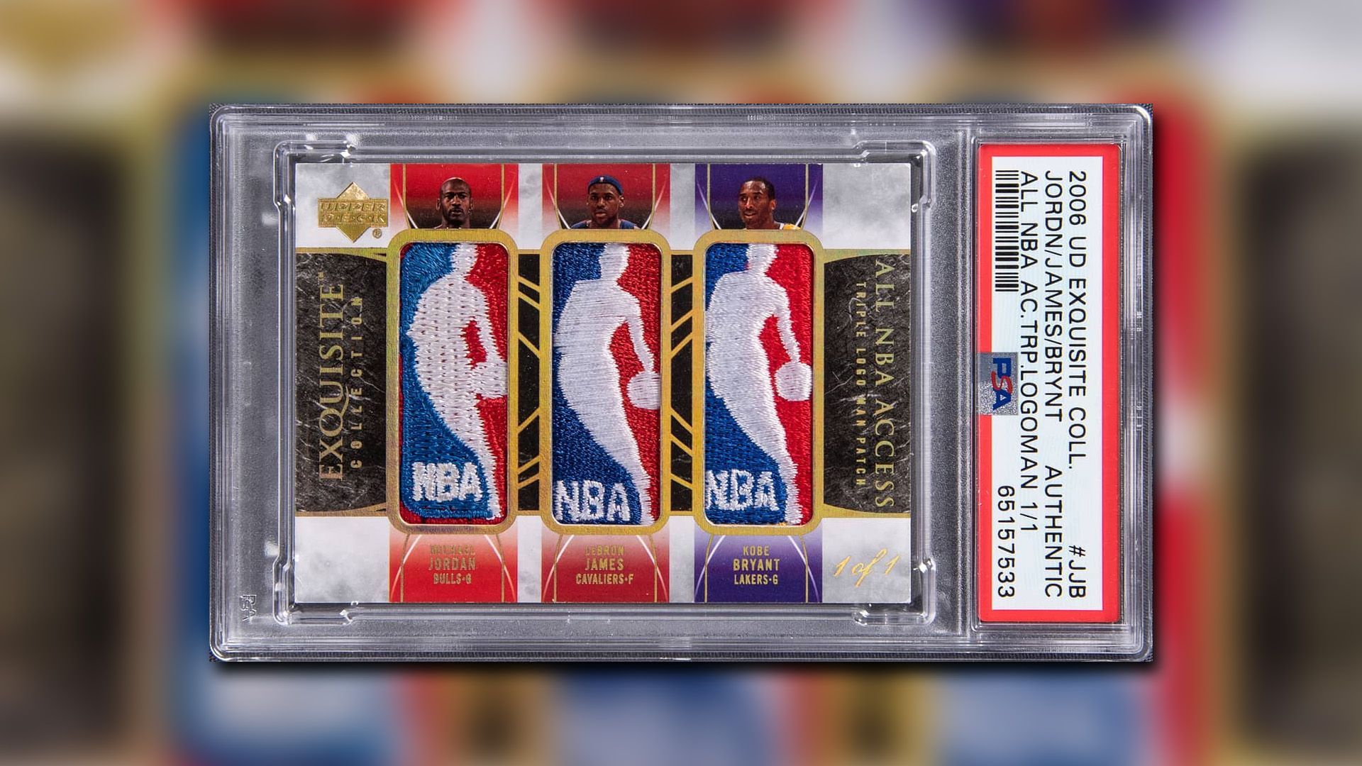 2006-07 مجموعه نفیس فوقانی همه NBA Access Triple Logoman #TL-JJB کارت.