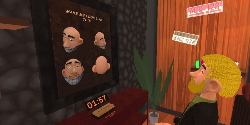 Simulator Hairdressers: View of the final result for hair clients.