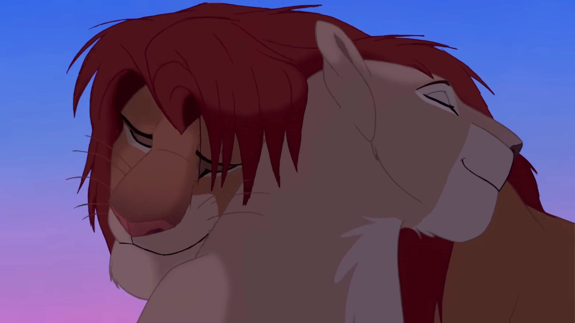 Can You Feel The Love Tonight song scene from The Lion King.