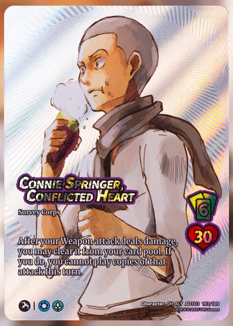 Connie Springer, Conflicted Heart foil