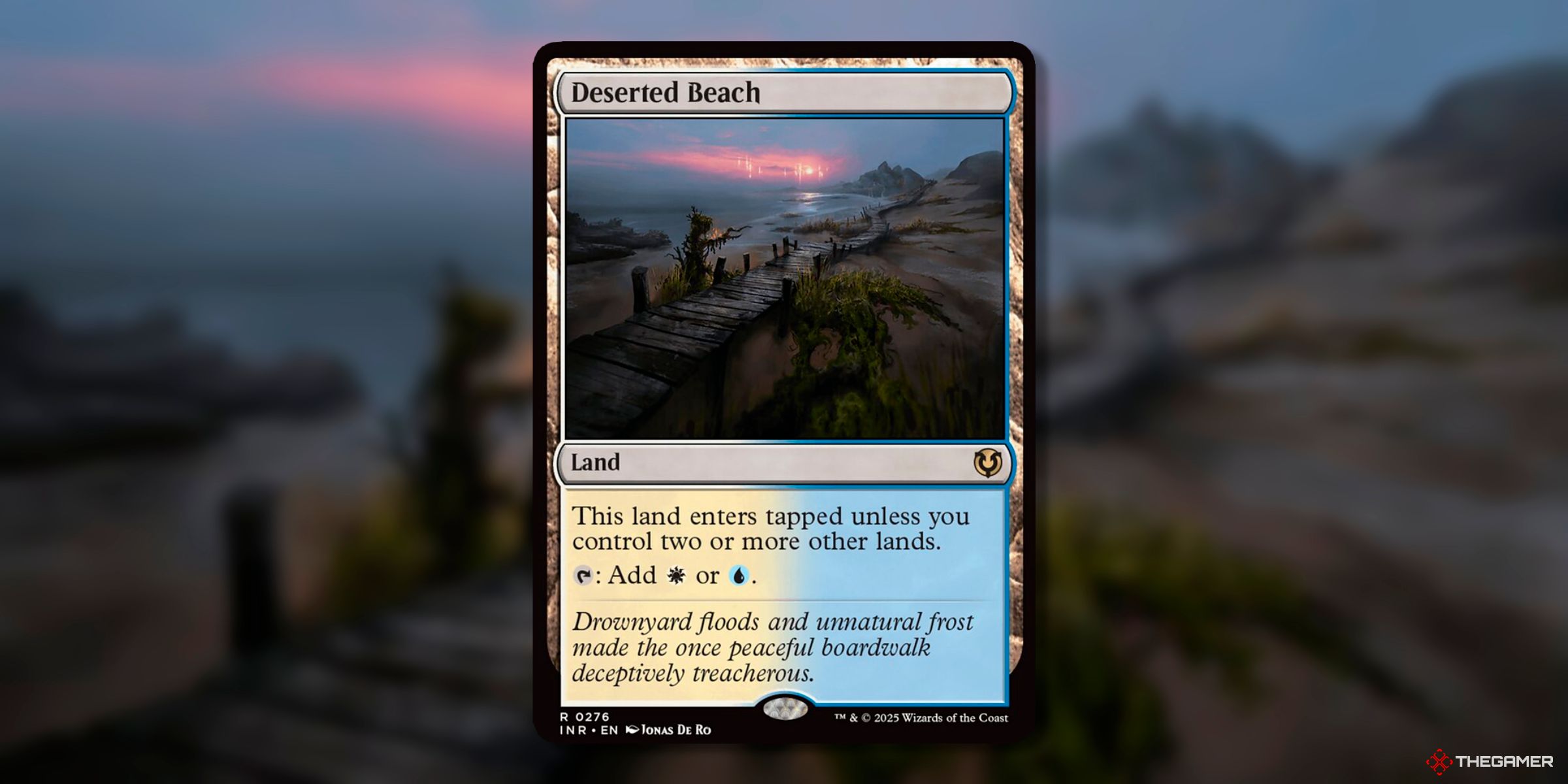Deserted Beach (Rare, 276) By Jonas De Ro From The Set Innistrad Remastered Of Magic: The Gathering.
