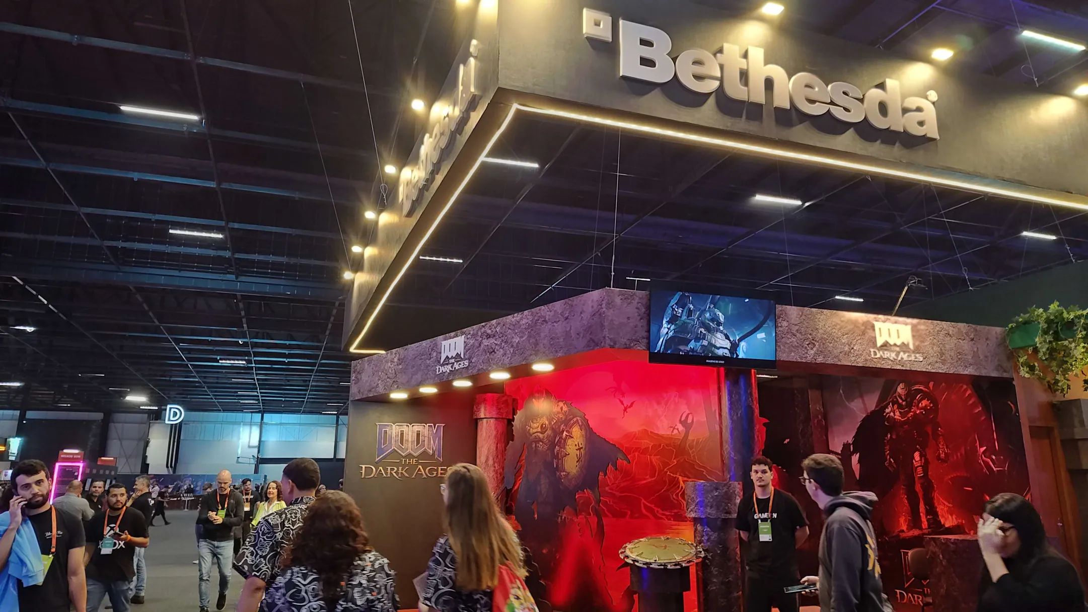 غرفه Bethesda در Gamescom Latam 2025.