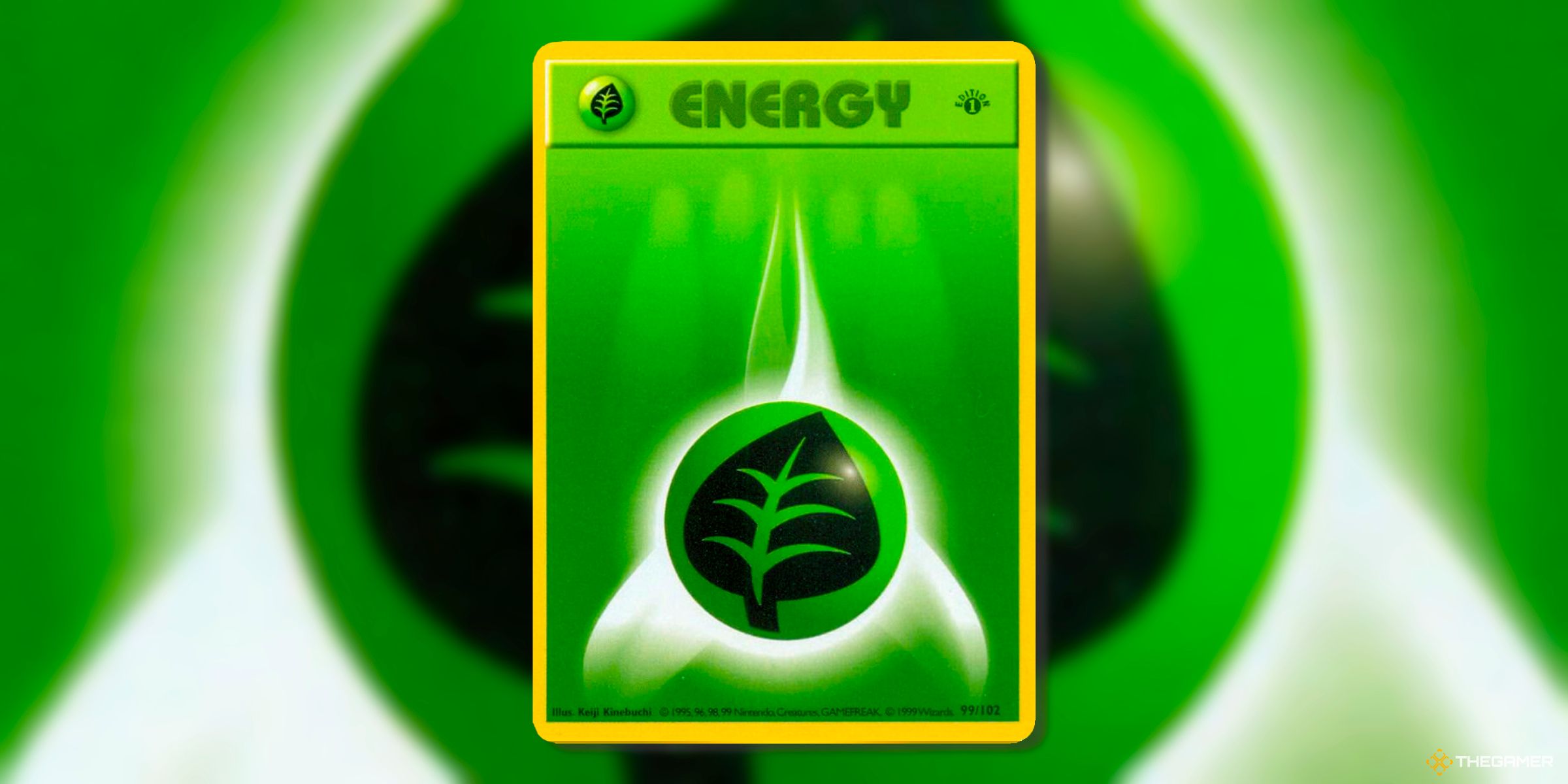 Grass Energy (Shadow Les Common, 99) card from Base Set of Pokémon TCG.