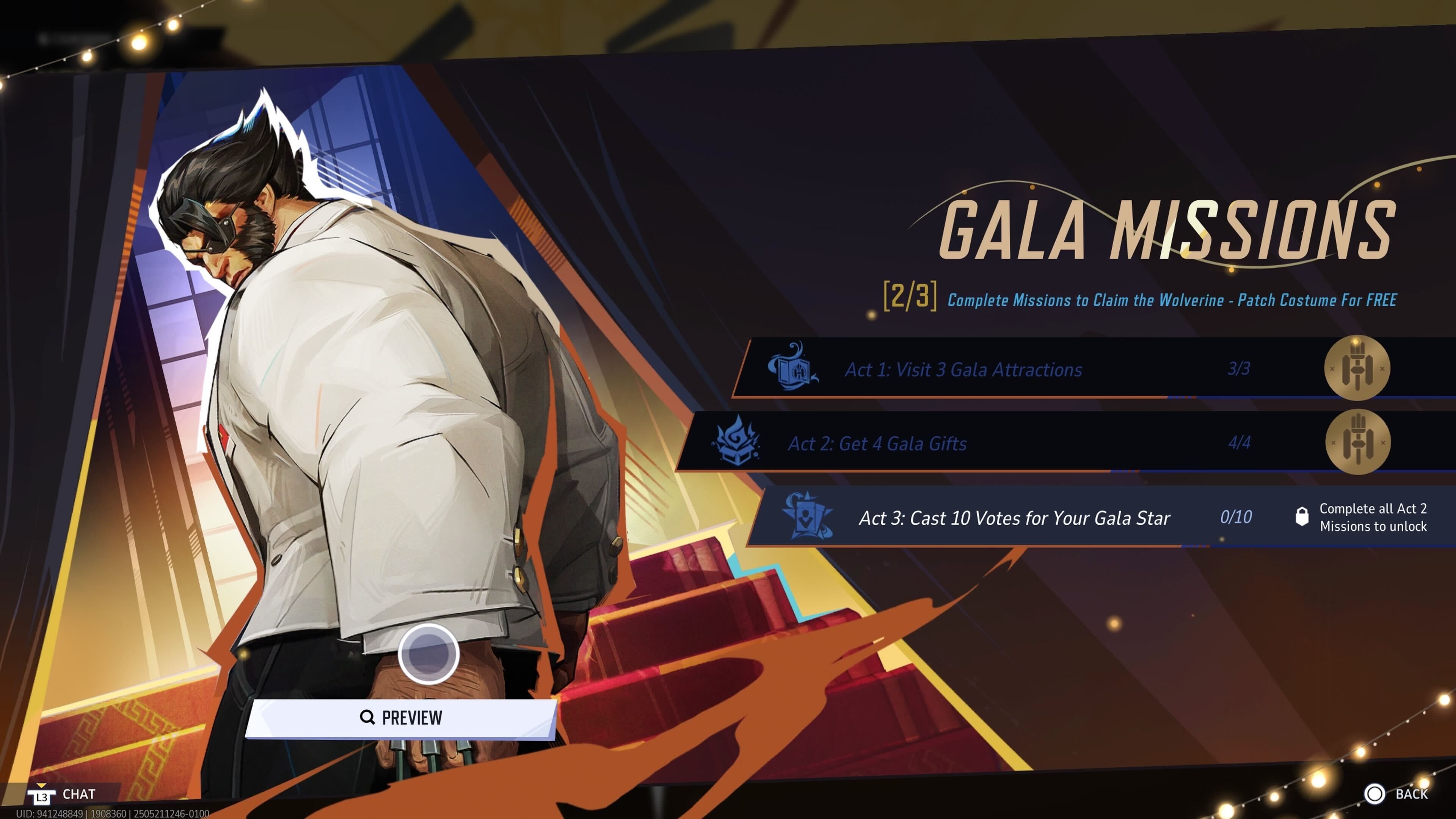 Miracle rivals Helifier Gala missions scattered with Wolverine.