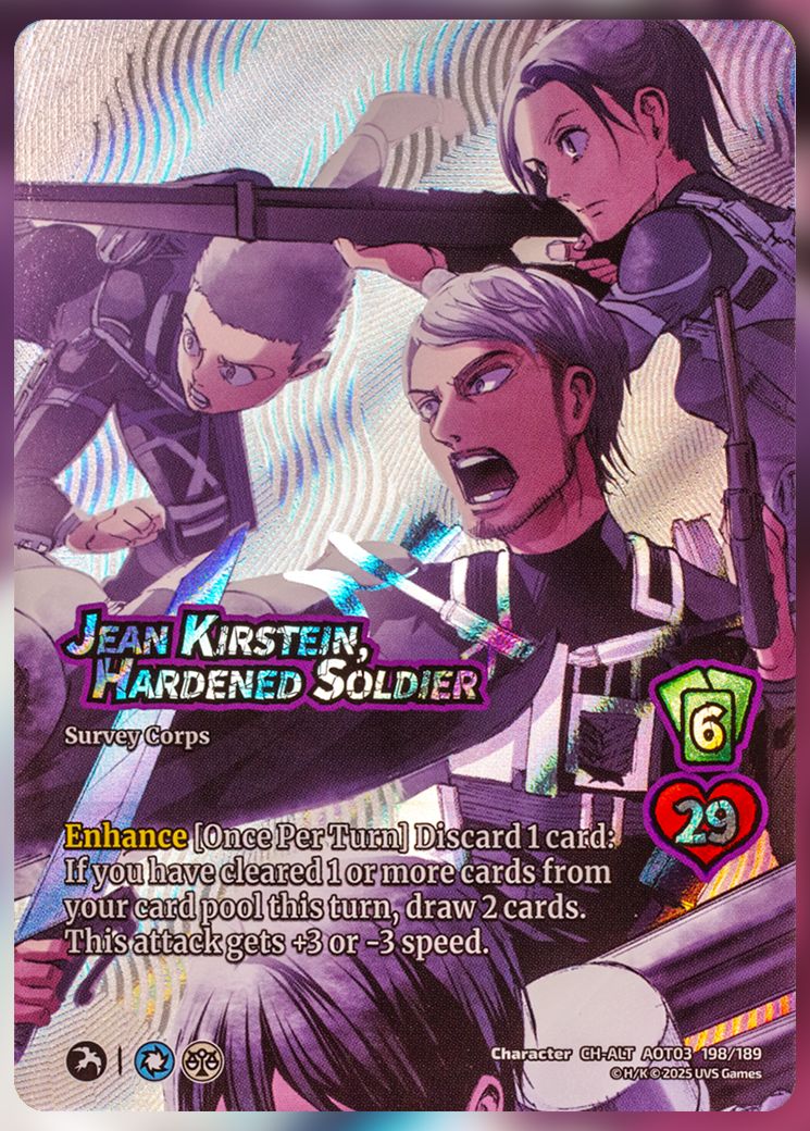 Jean Kirstein, Hardened Soldier foil