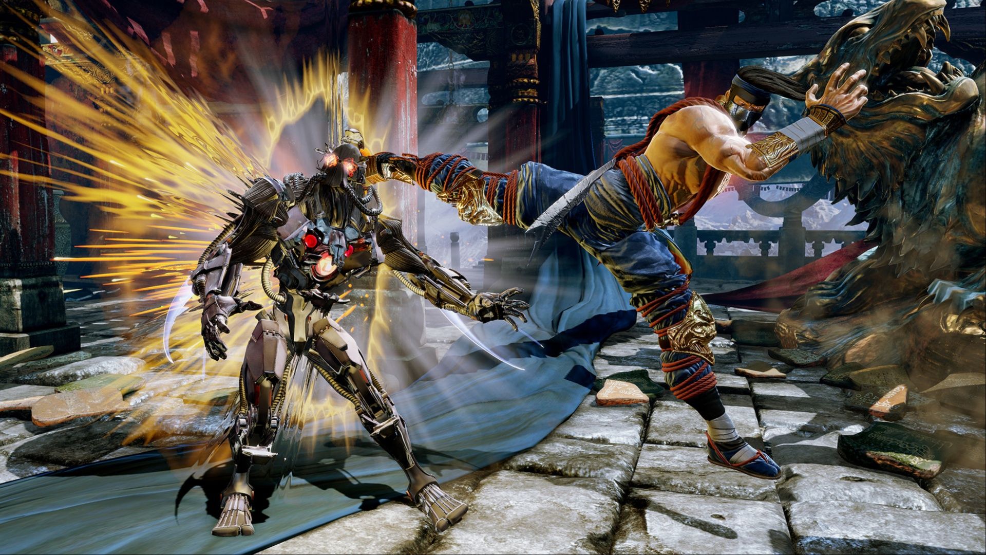 Jago kicked Folgore on his face in the murderer Jallat.
