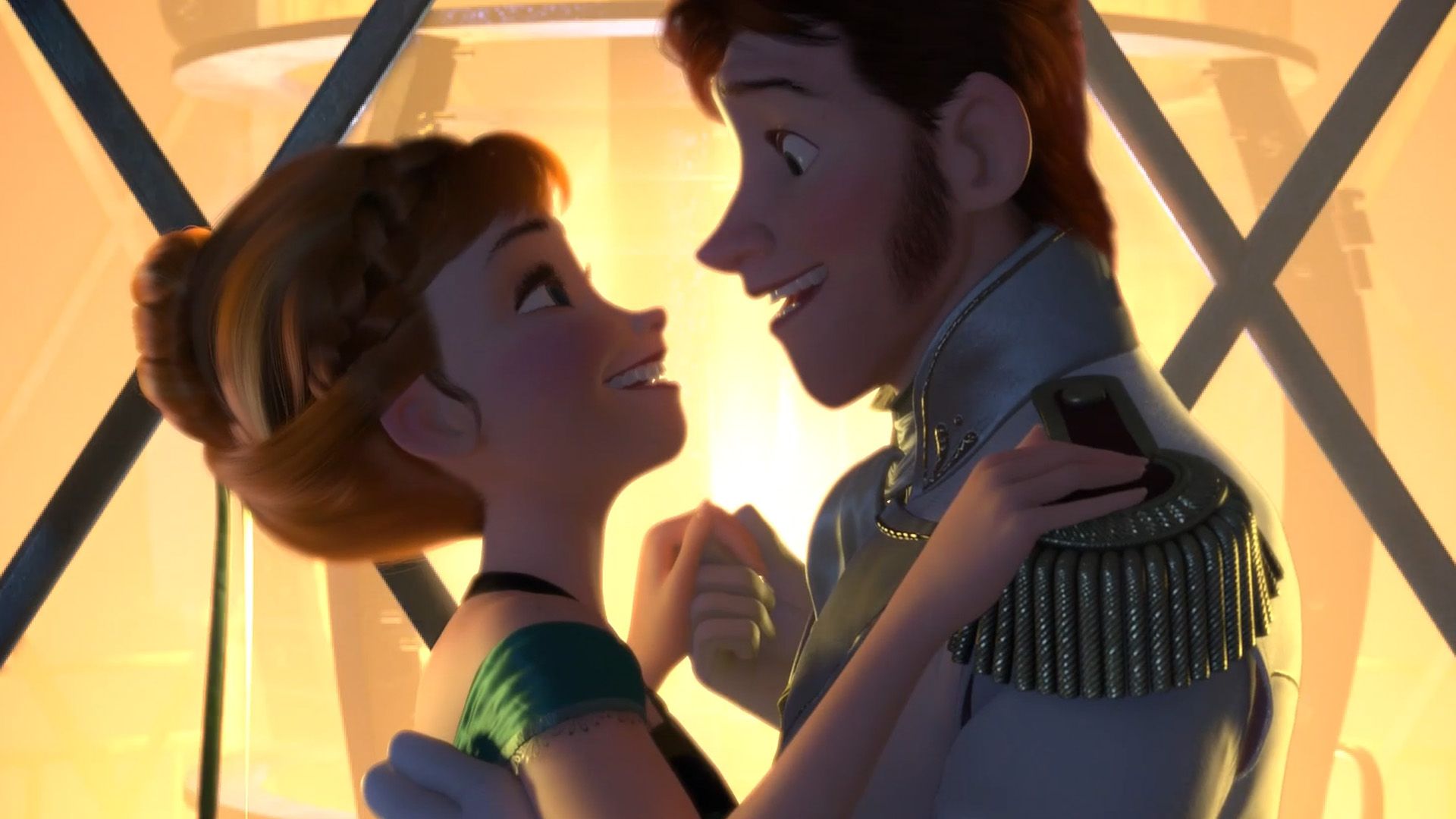 Love Is An Open Door song scene from Frozen.