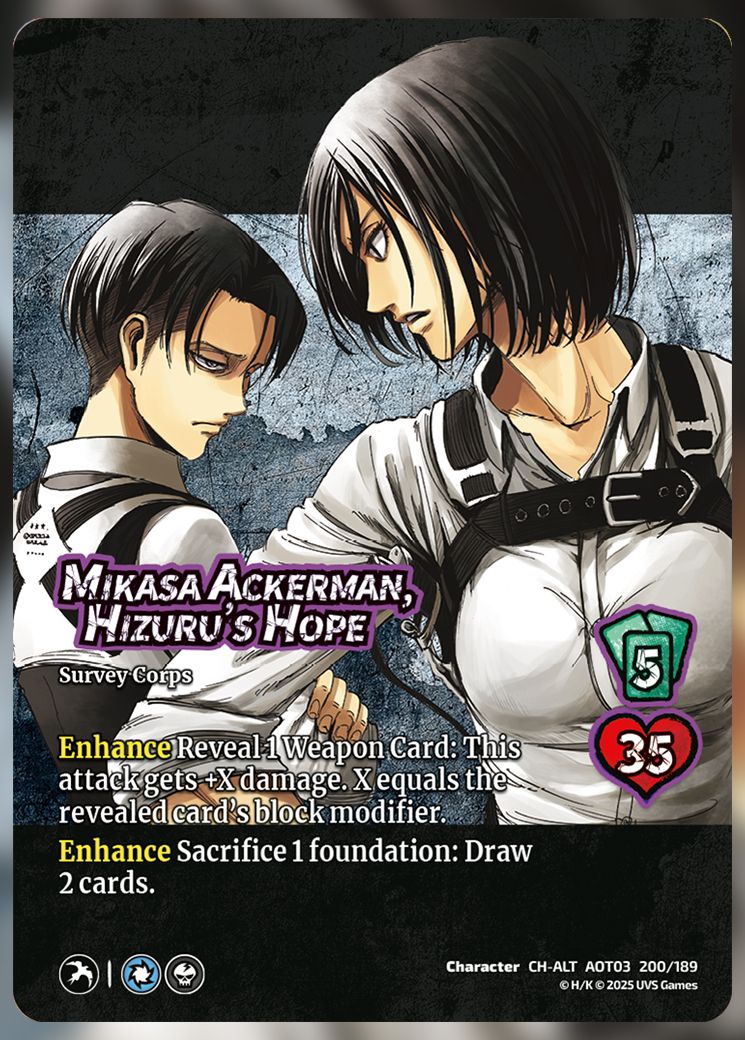 Mikasa Ackerman, Hizuru&rsquo;s Hope