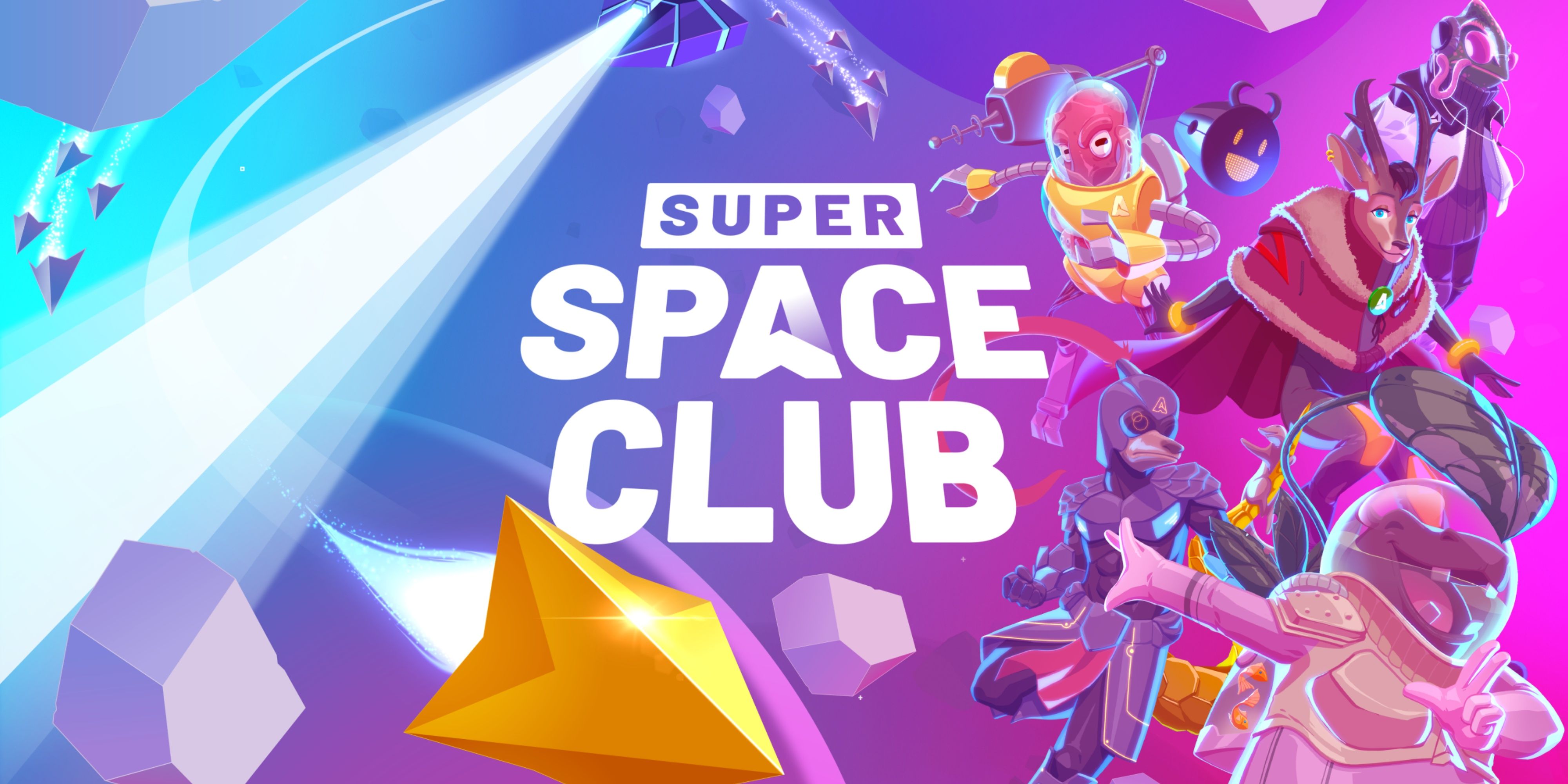 super space club key art.