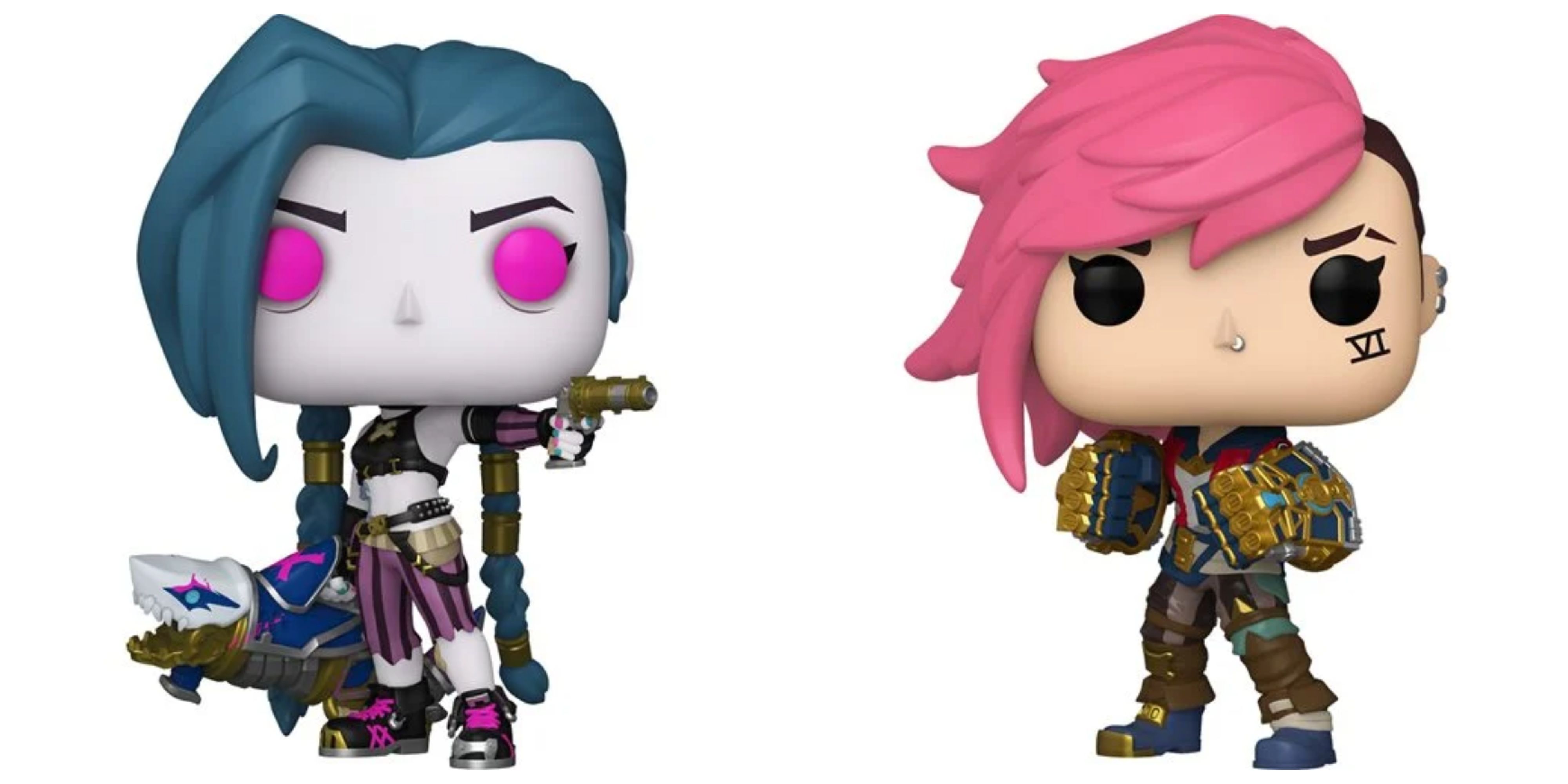 アーケイン funko pop ヴァイ　ジンクス Amazon.com: Funko POP TV: Arcane LOL - Vi - Arcane: League