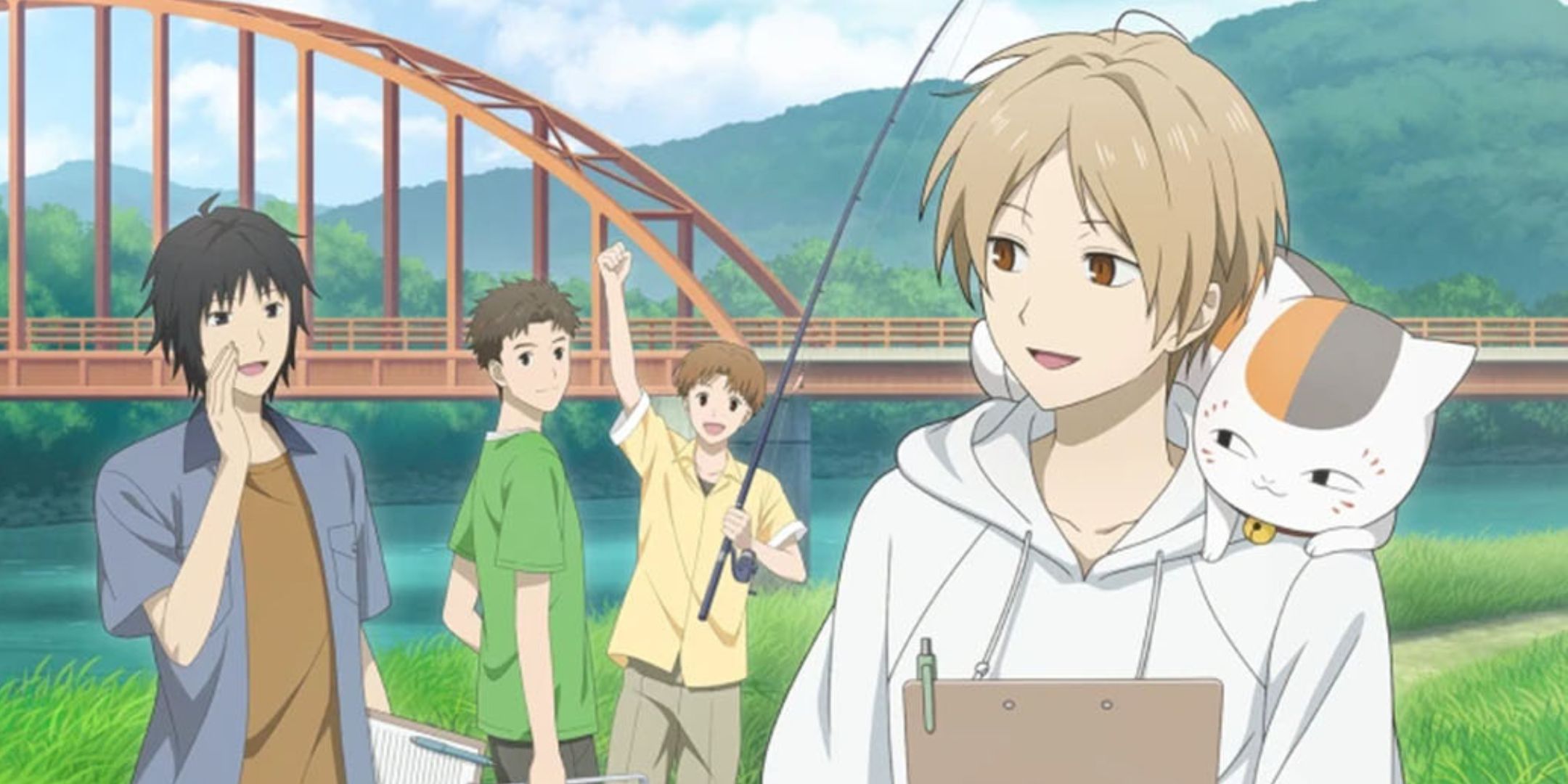 Natsum looked back at his shoulder in the church of Hazuki, a friend of the books of Natsum, with Nianko Censie.
