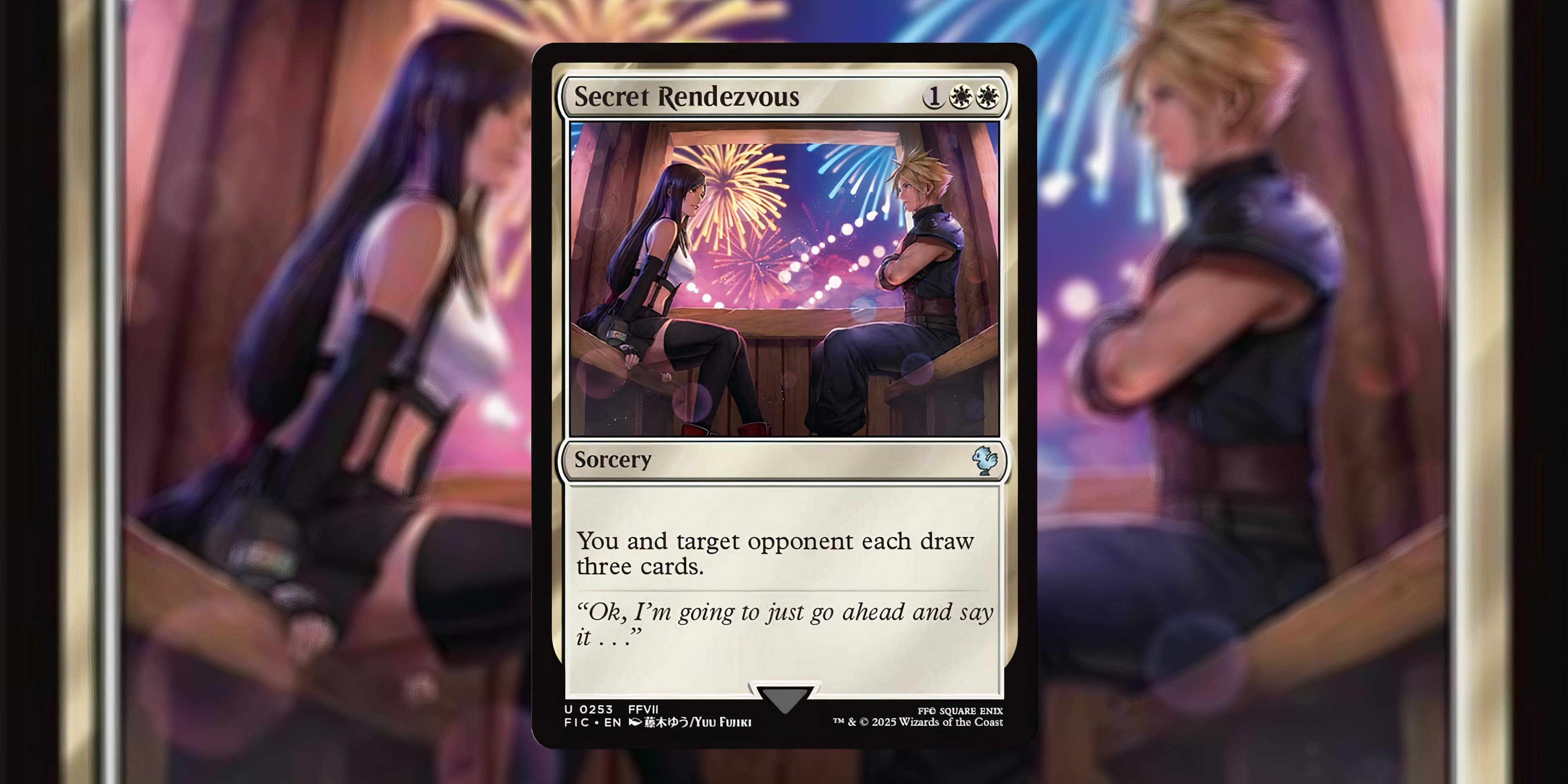 MTG's Gold Saucer Cards Suggest Tifa Is Cloud's Canon Love