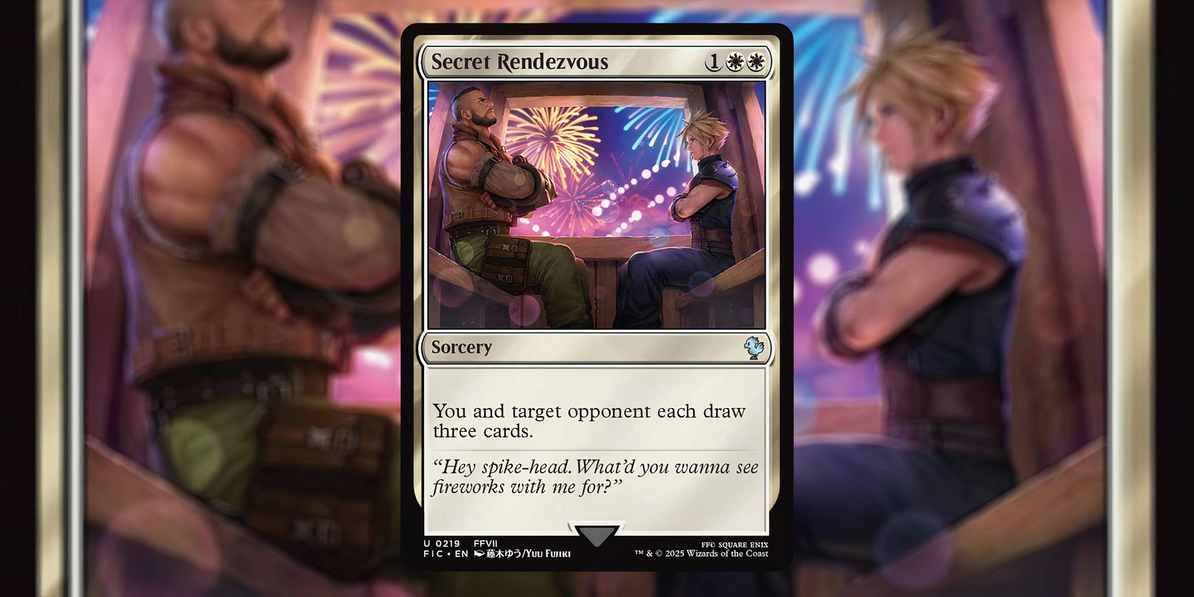 MTG's Gold Saucer Cards Suggest Tifa Is Cloud's Canon Love