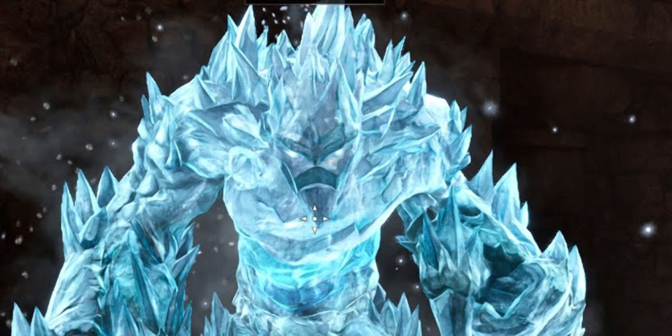 Oblivion Remastered Frost Atronach Face