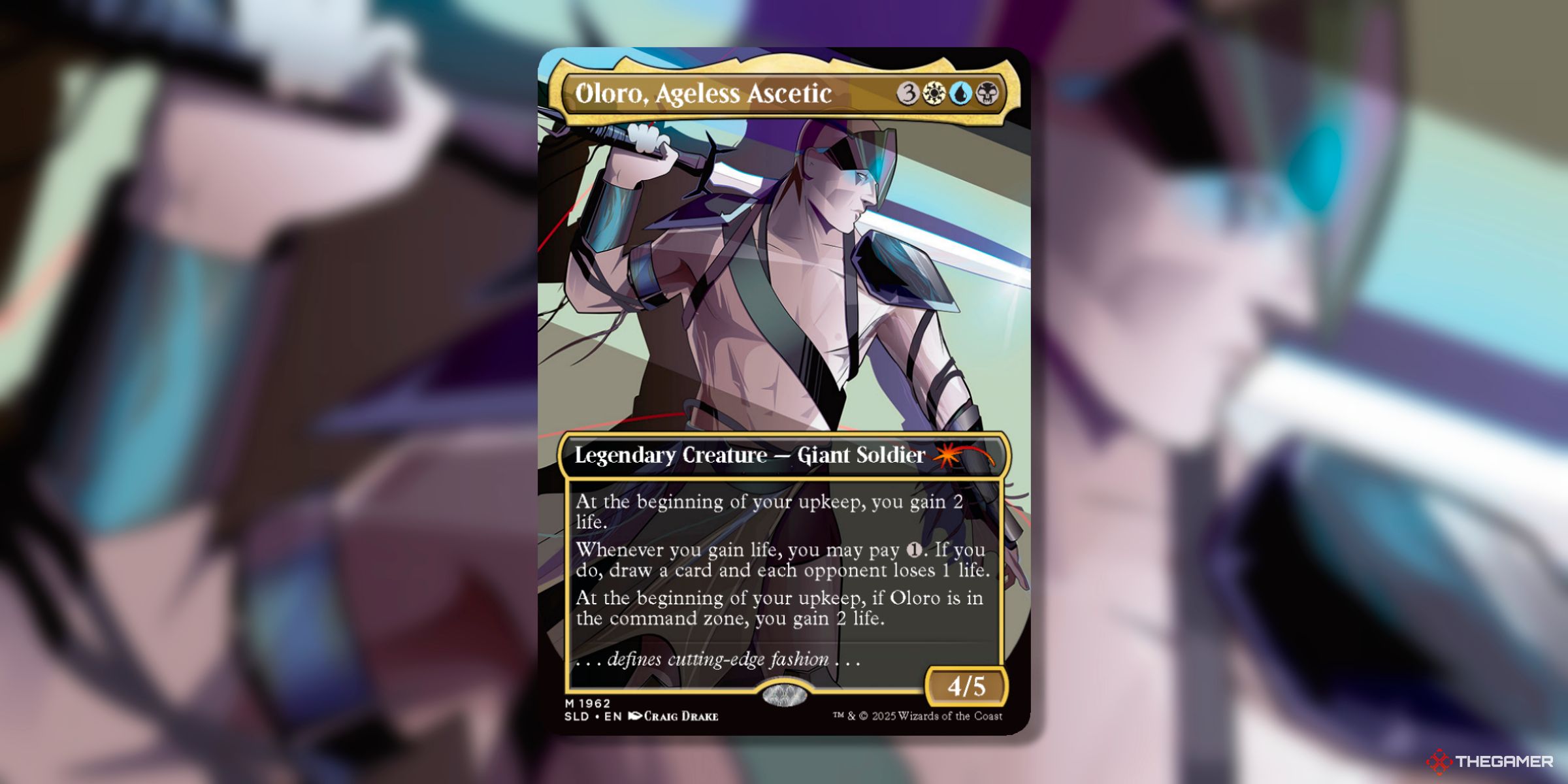 OLORO, OLORO, AGEELESS ASCETIC (1962 mythic Secret Lair Drop, 1962) Craig Drake in Magic: The Gathering 'S Festival in a Box: Las Vegas 2025.