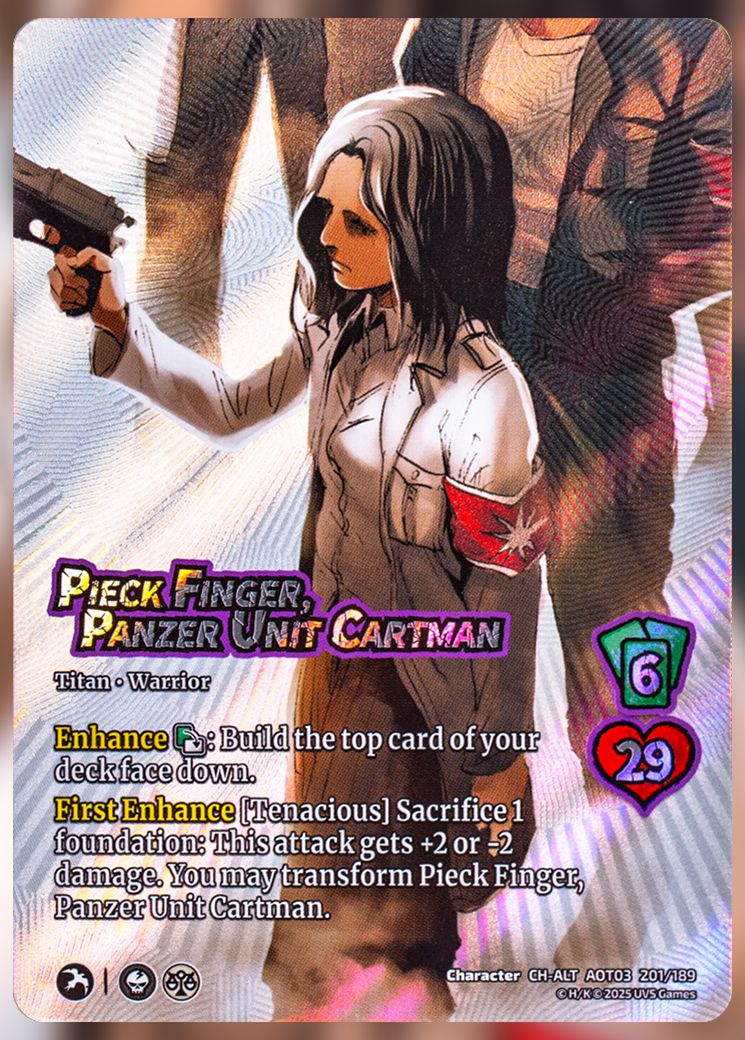 Pieck Finger, PAnzer Unit Captain foil