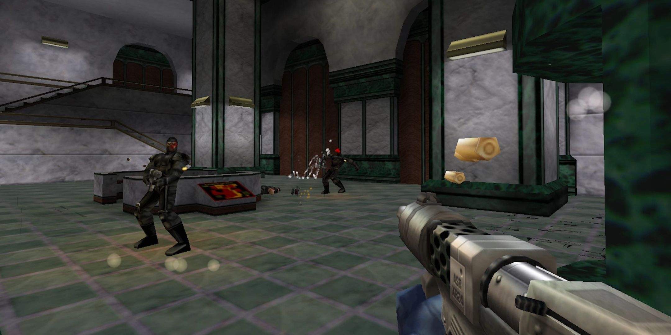 Appear shop actor with a gun from a sin.