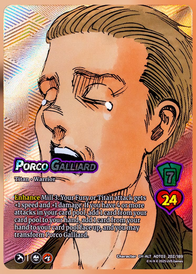 Porco Galliar foil