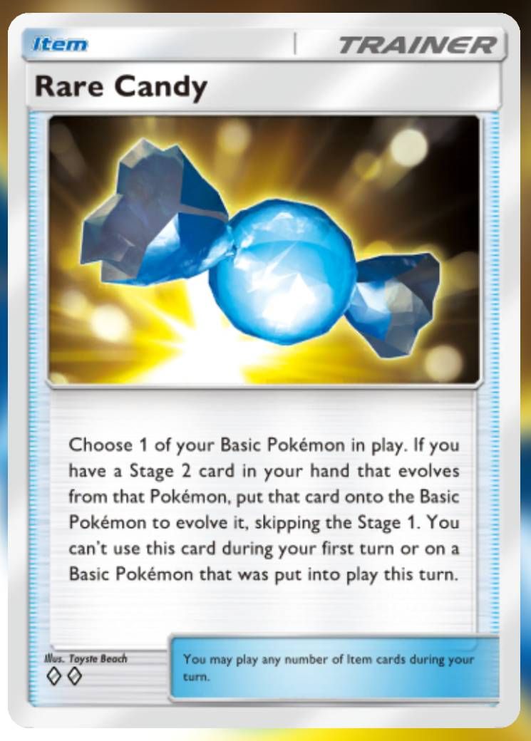 The Rare Candy card, from Celestial Guardians in Pokemon TCG Pocket.