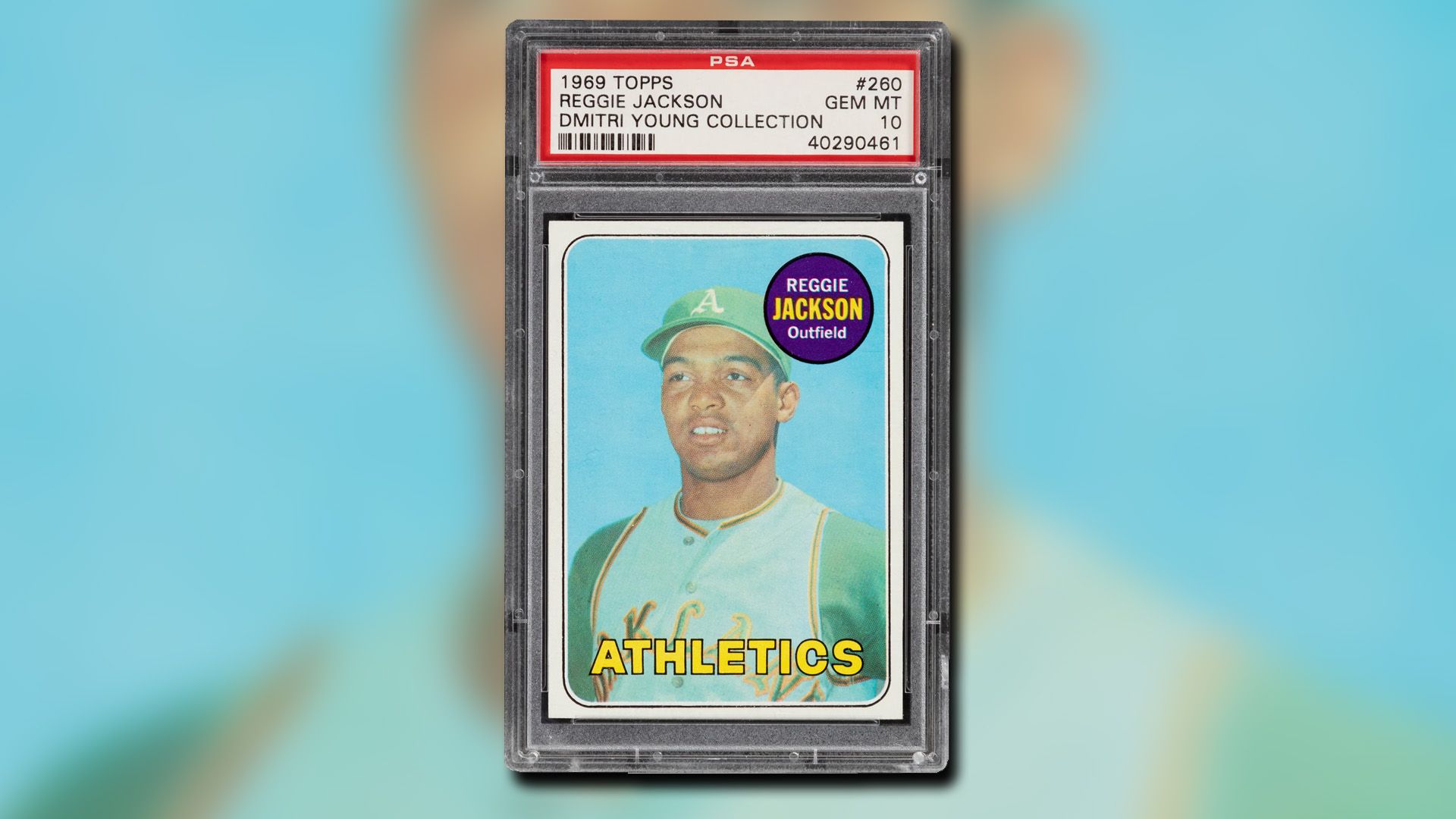 ​​​​​​​Reggie Jackson #260 from 1969 Topps set.