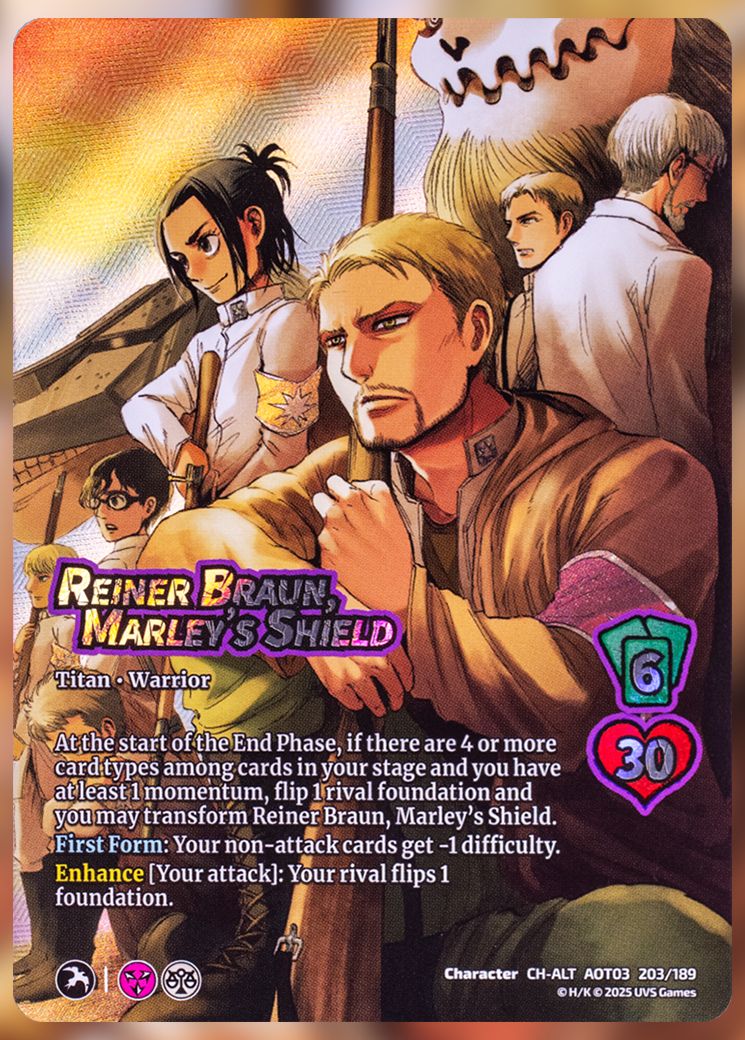 Reiner Braun, Marley&rsquo;s Shield foil