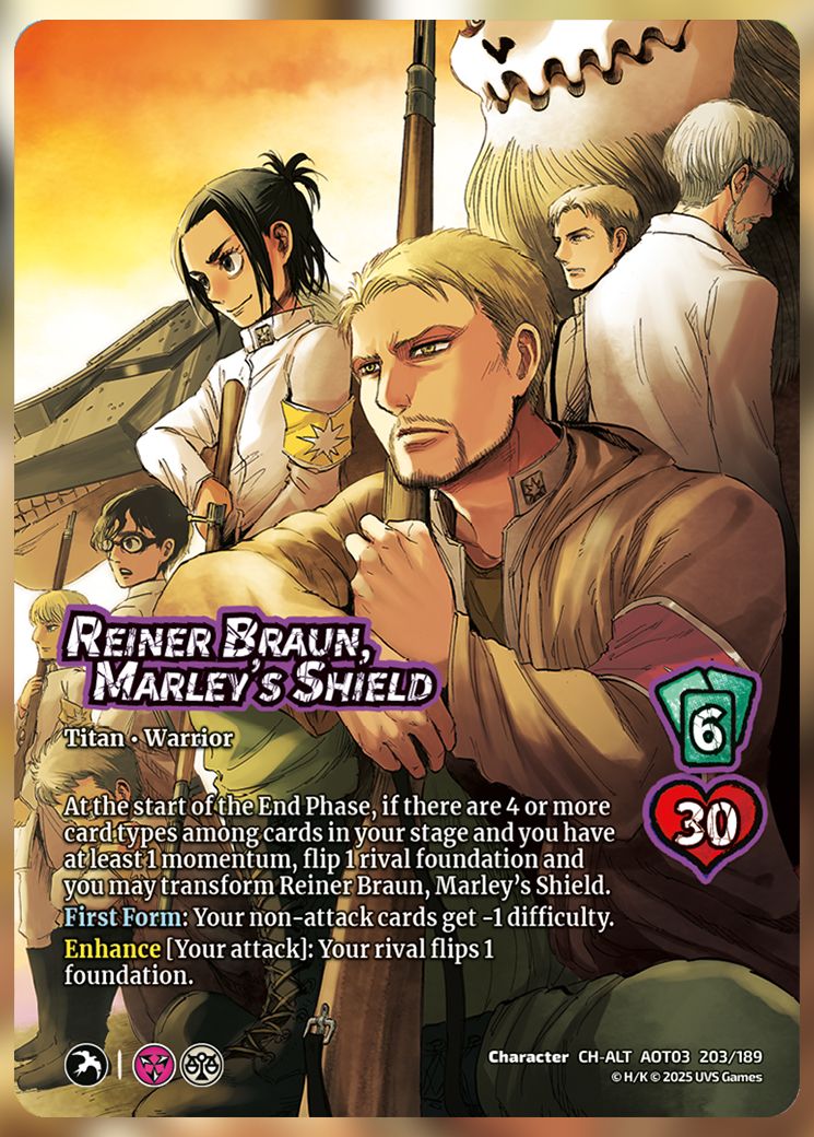 Reiner Braun, Marley&rsquo;s Shield