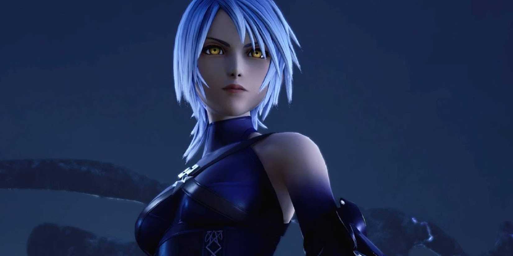 Anti Aqua in the Empire of Darkness in Kingdom Hearts 3.