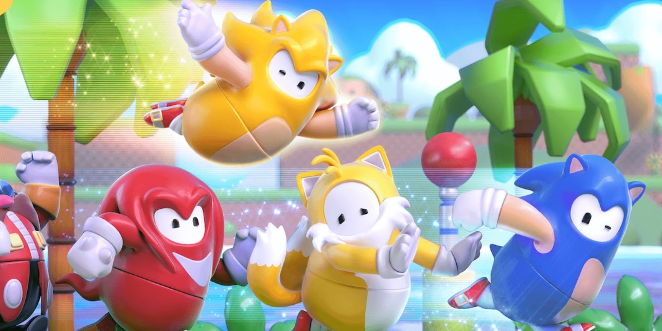 Sonic characters in Fall Guys.