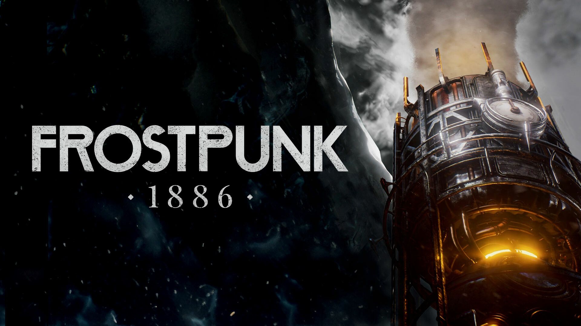 Frostpunk 1886 reveal image showing a heat generator in the middle of a mountain.
