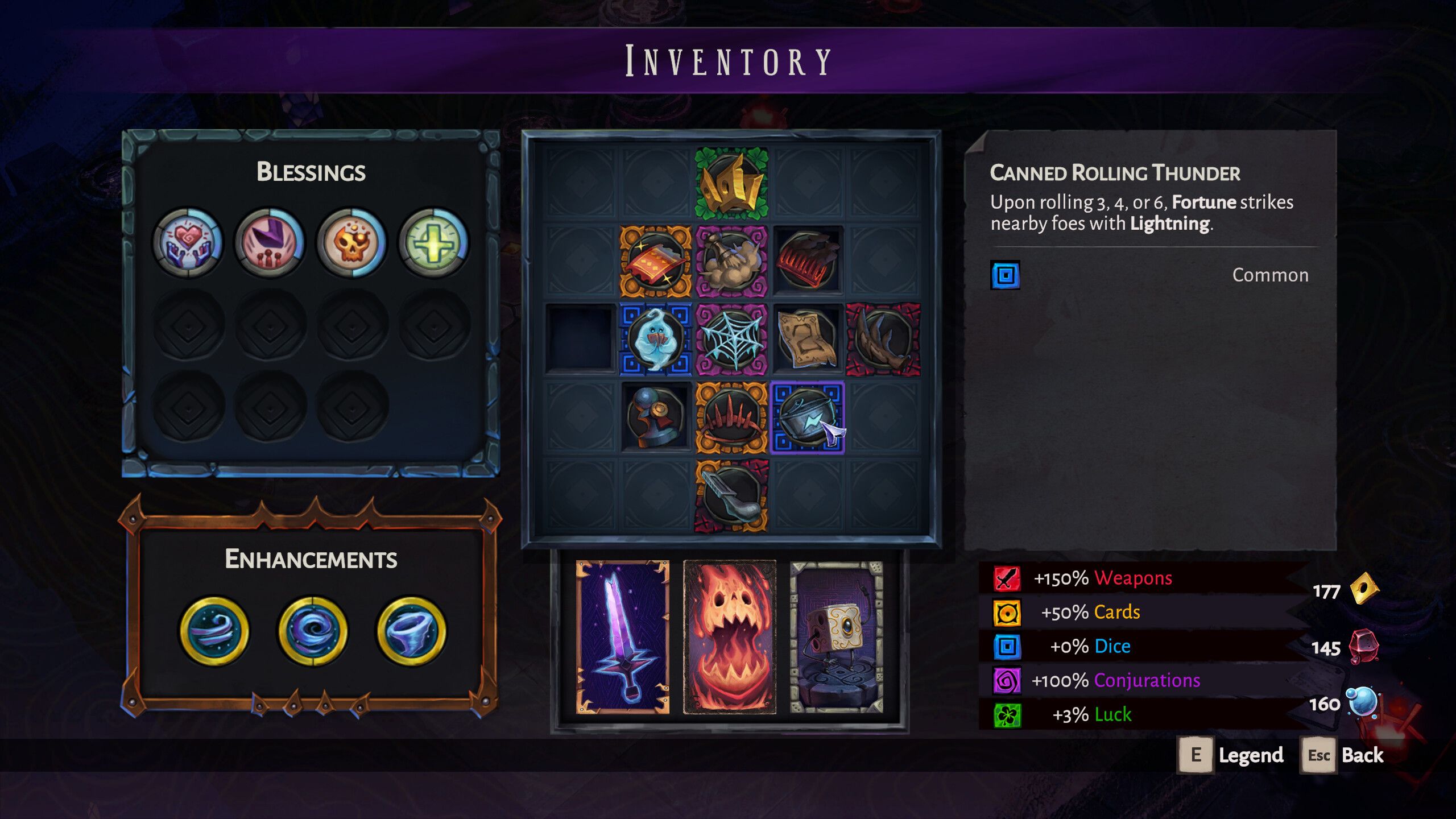 Screen of lost luggage in random: eternal dye. 