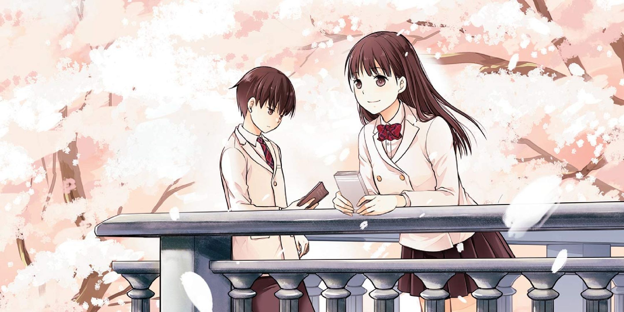 I want to eat your pancreas in two main characters near Cherry.