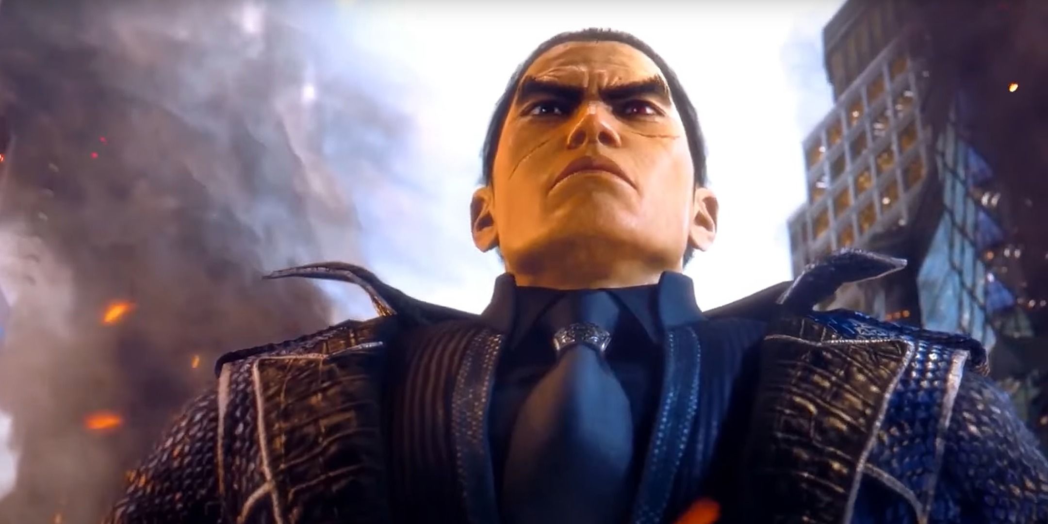 Kazuya Mishima, the fearsome boss of the Zaibatsu in Tekken 8.