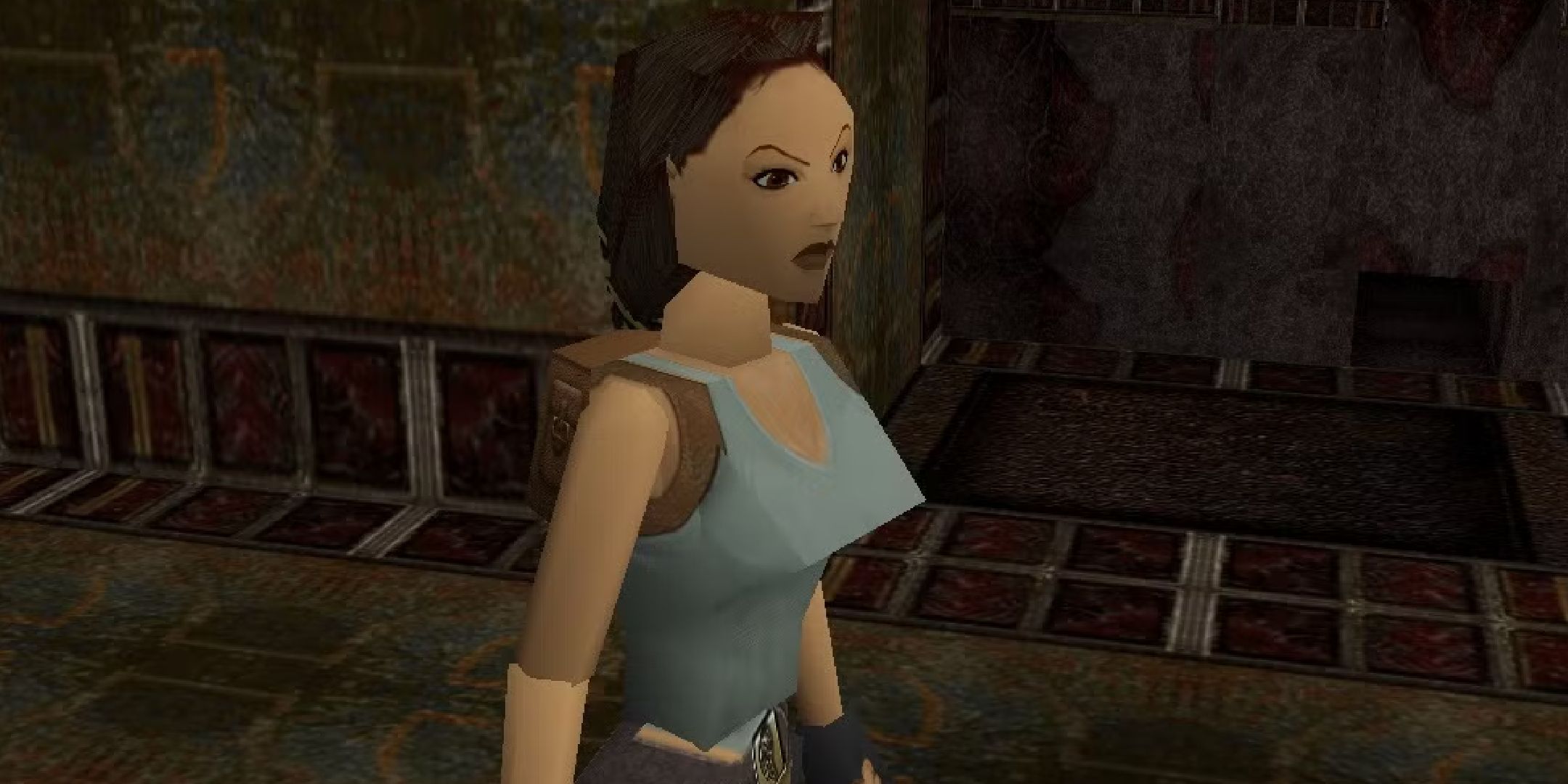 Lara Croft of the original tomb radar game.