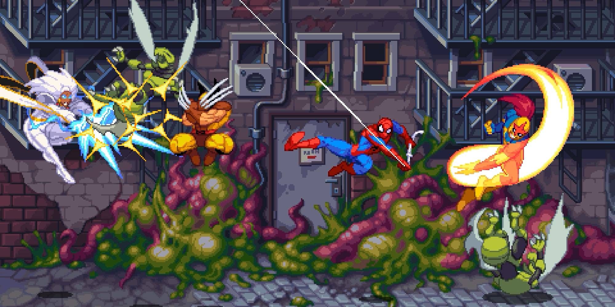 Adapt to Cosmic Spider-Man, Wolverine, Storm, and Nova fights.
