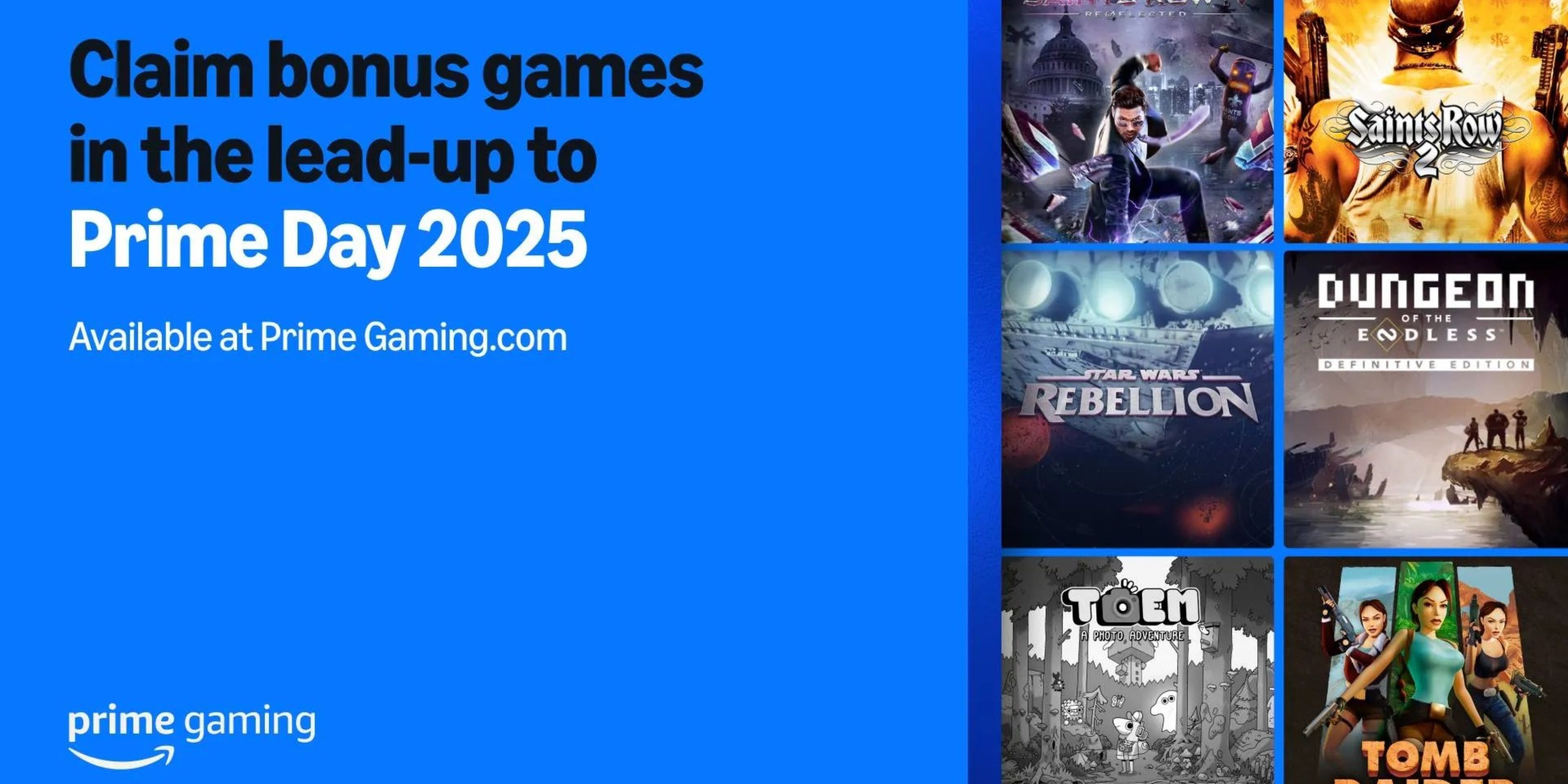 amazon prime gaming titles you can claim in the lead up to prime day 2025.
