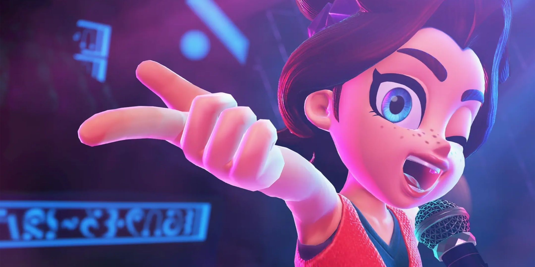 Young Paulina prepares to break out in song in Donkey Kong Bananza.