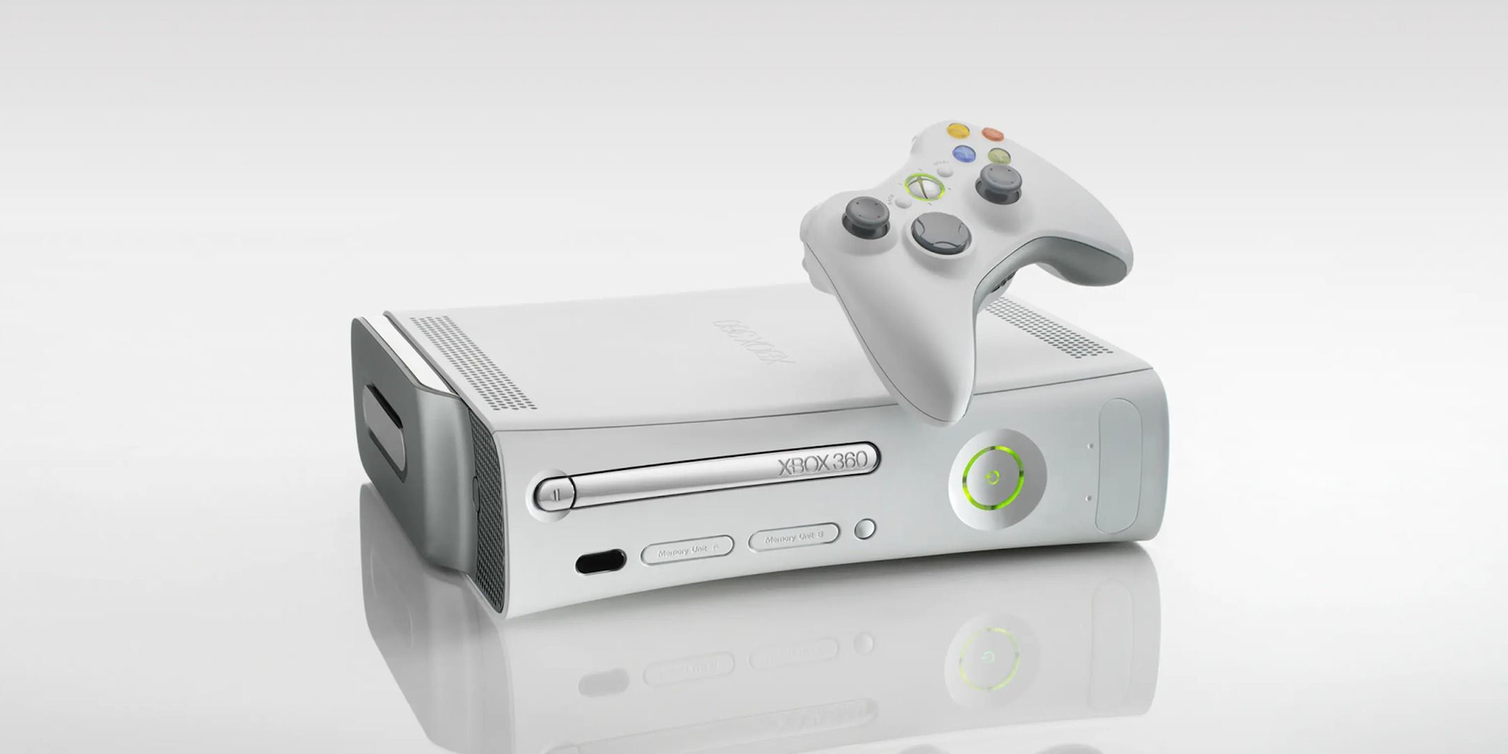 The Microsoft Xbox 360 console.