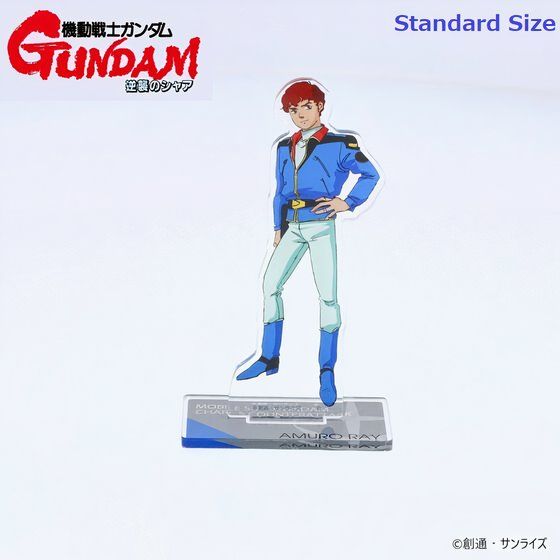 The stand -up display of the Amuro Ray in the GUNDAM series.