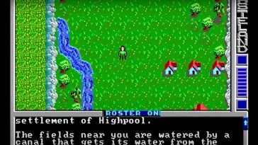 Character exploring in Wasteland.
