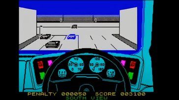 Driving in Turbo Esprit.