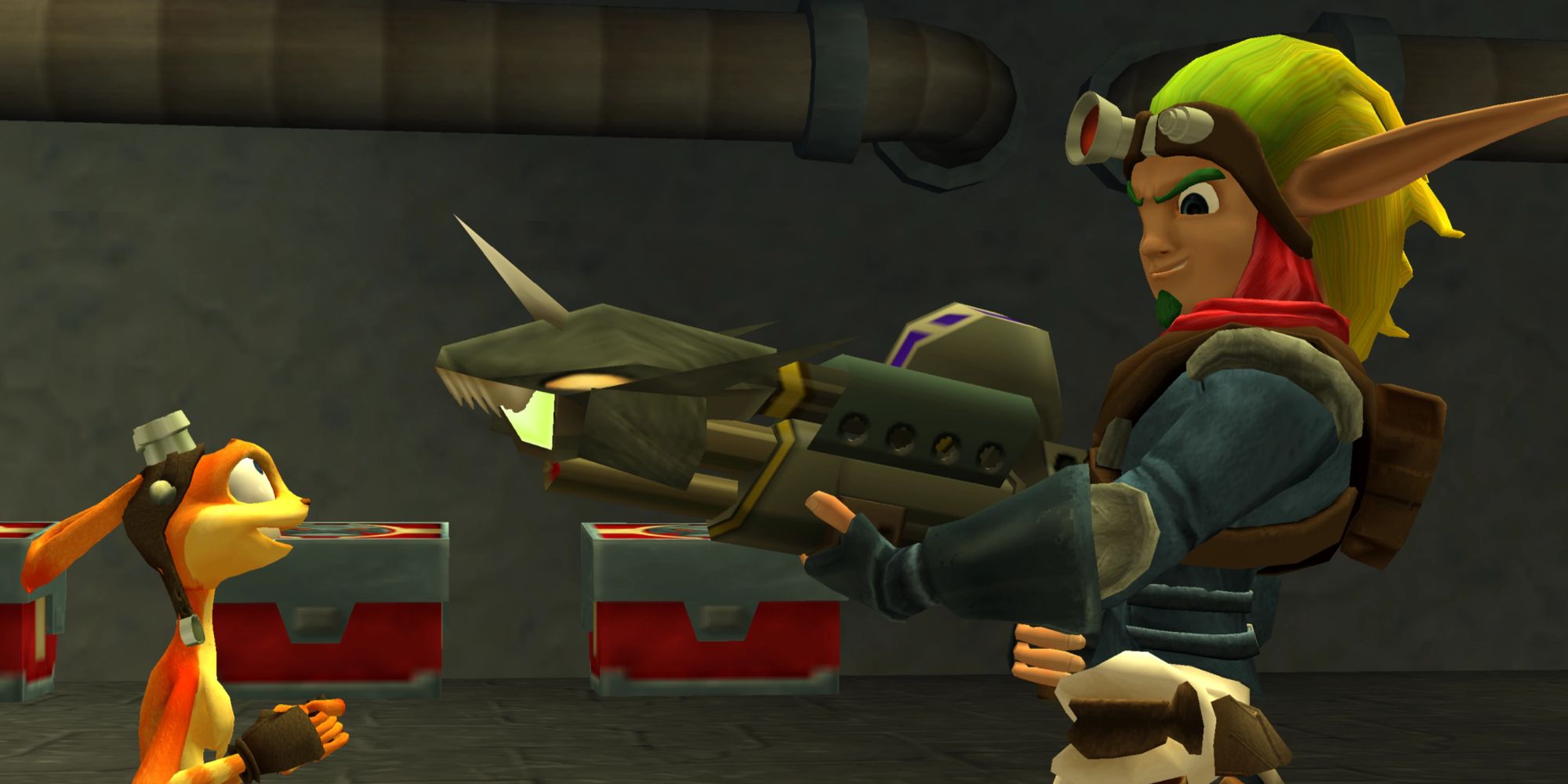 How and Daxter with the manufacturer of Peace in Jak 2.