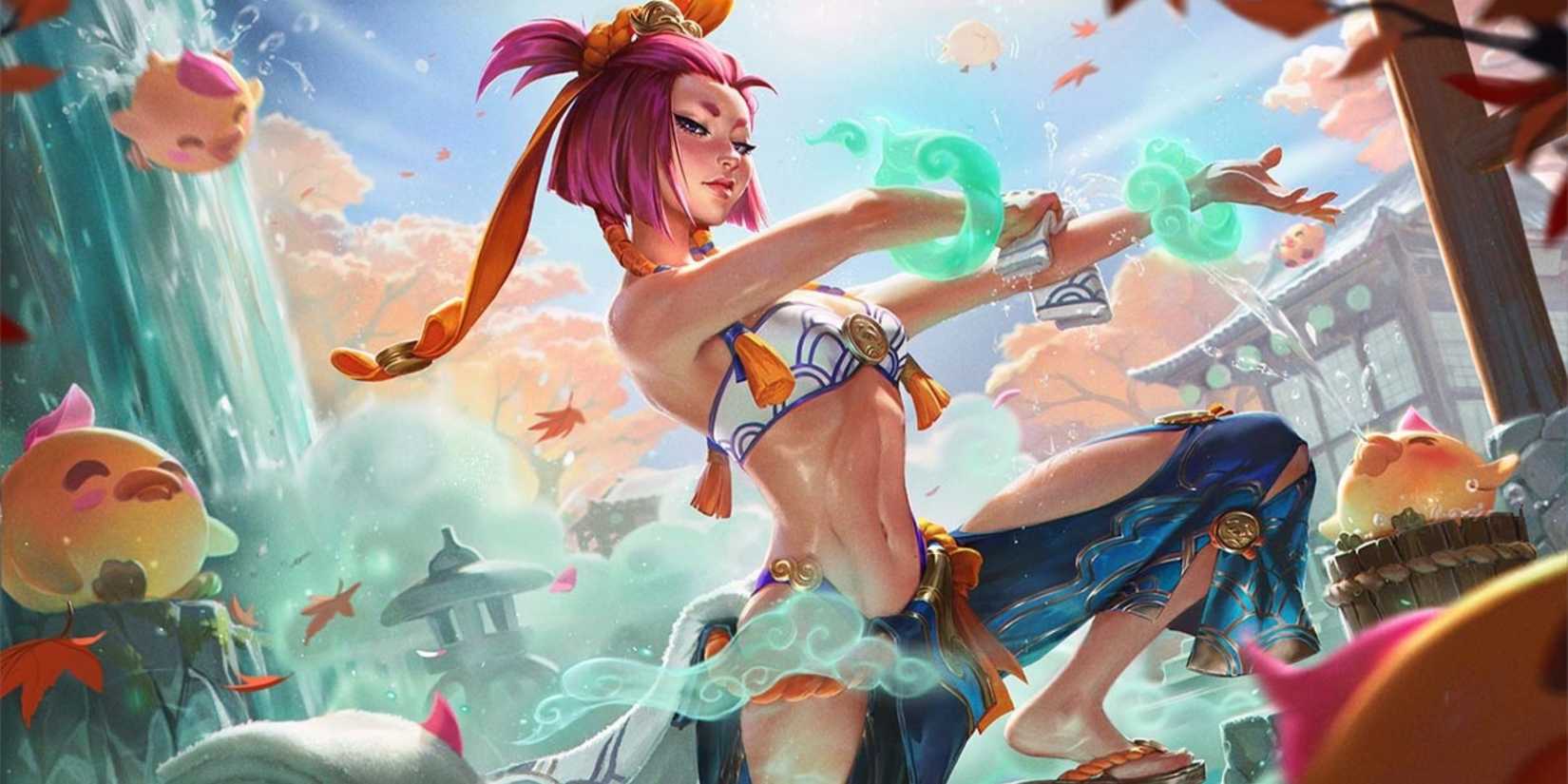 Spirit Blossom Yunara's splash art from League of Legends.