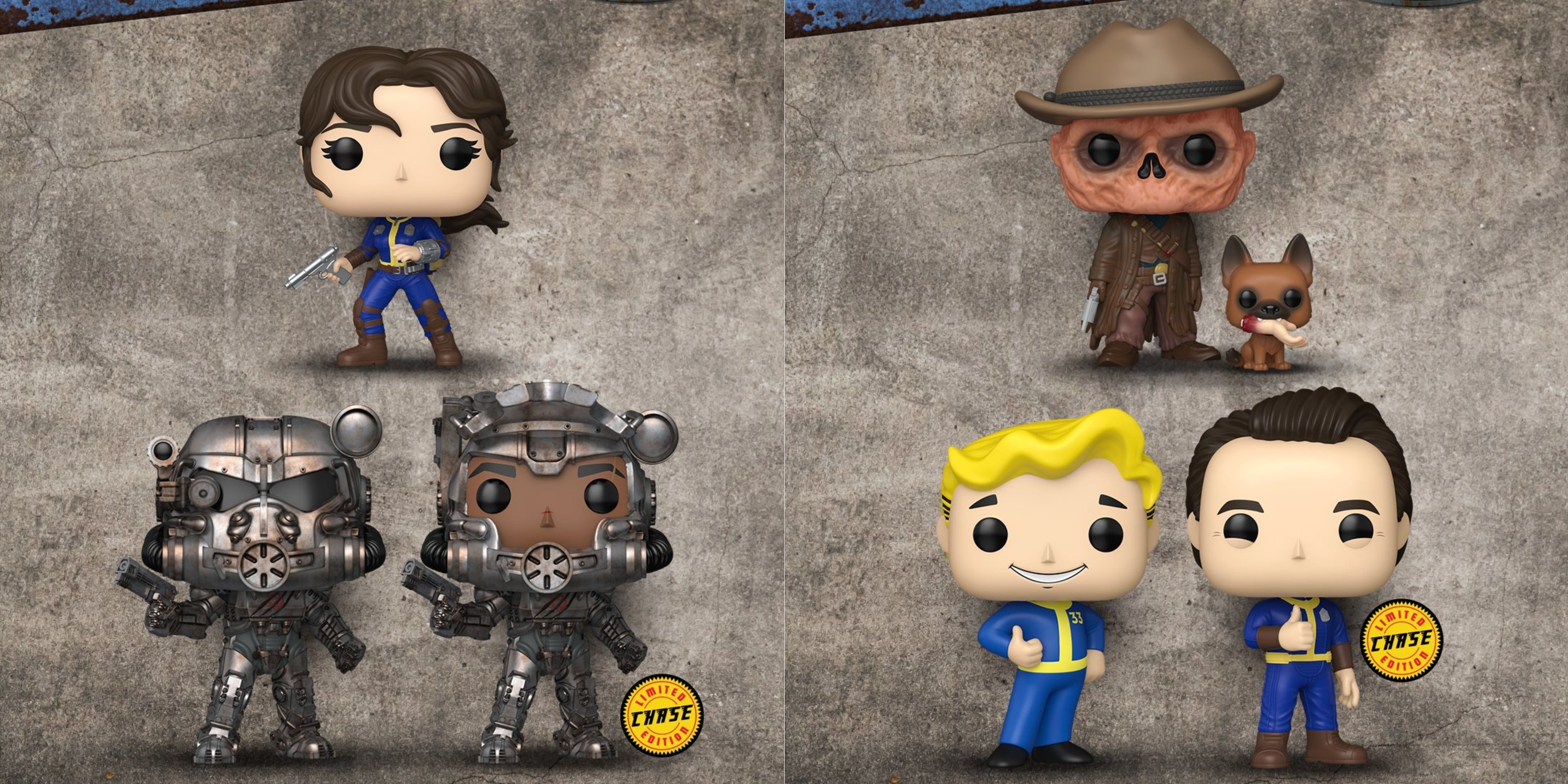 Fallout TV Show Funko PEST and Chase Variants.