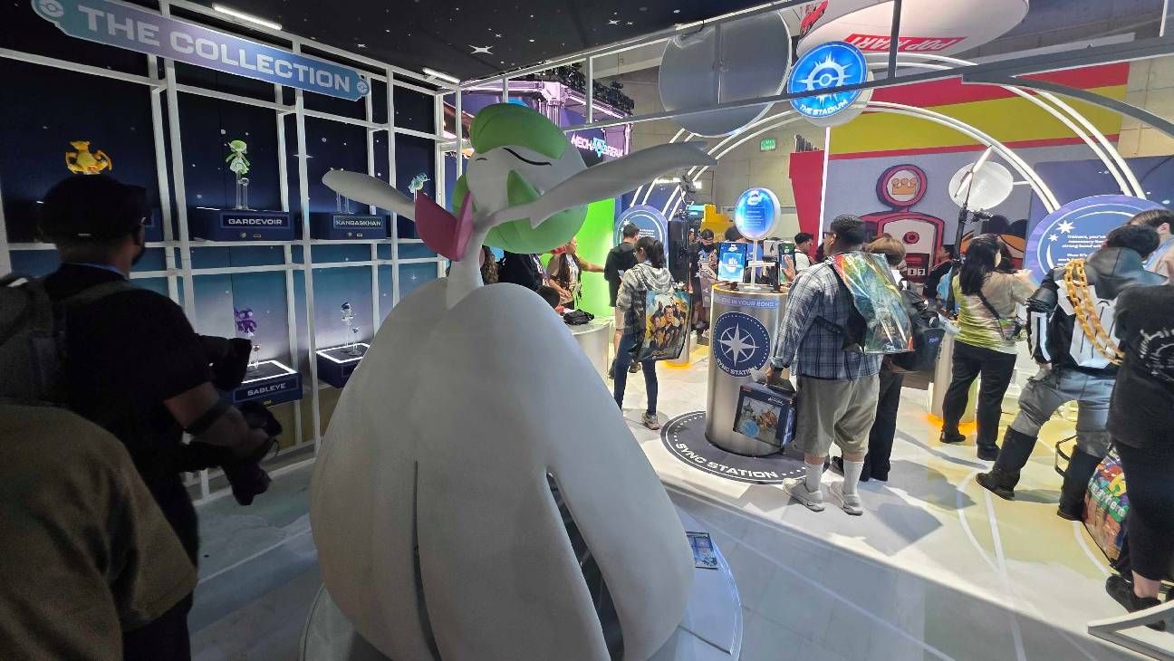 Pokemon Mega Galled SDCC stand.