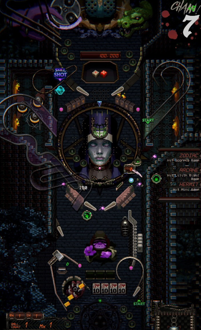 Demon slope in Tate mode in Nintendo Switch 2.