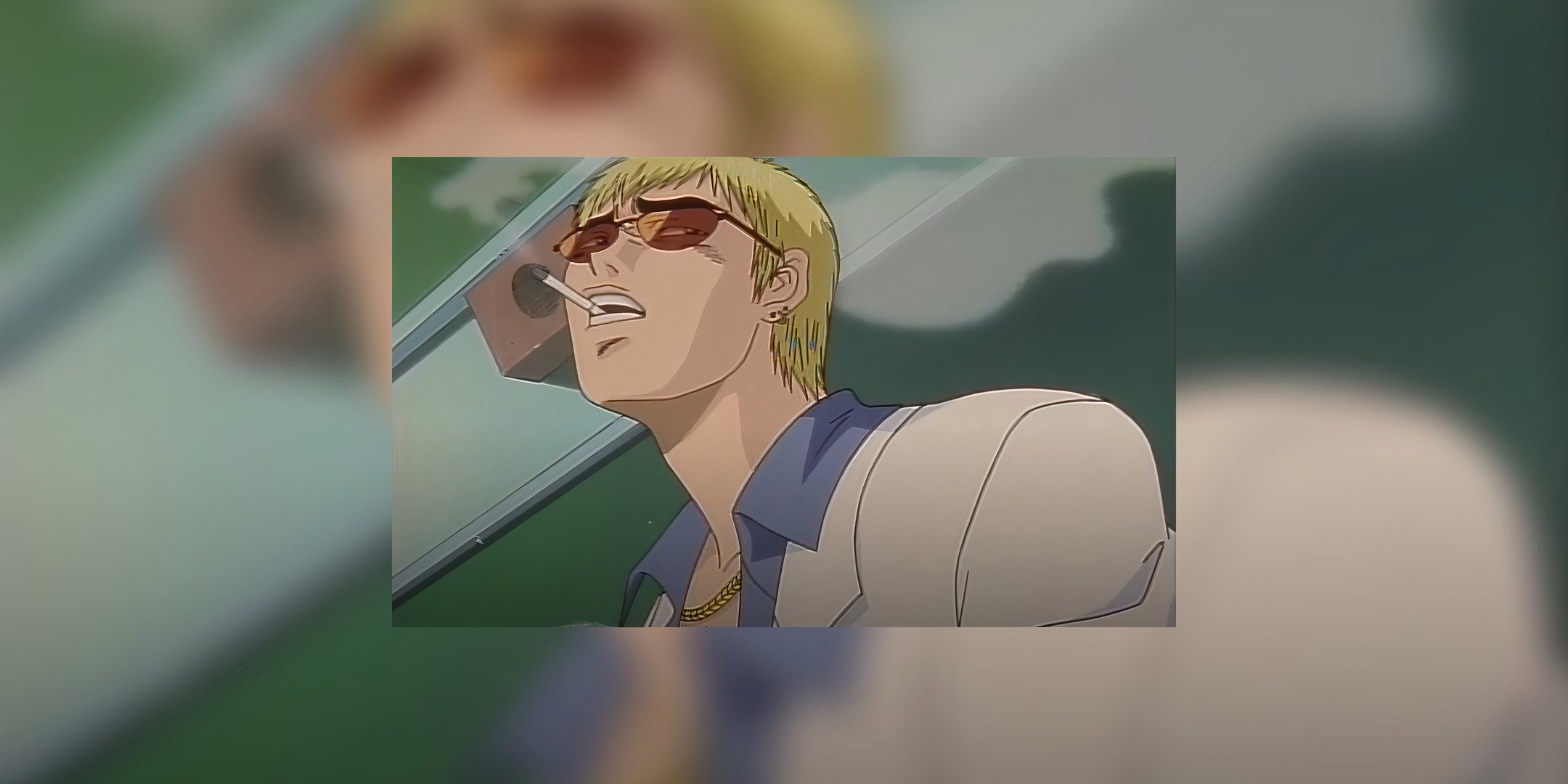 Onizuka teacher wears sunglasses in a great teacher onizuka and smokes in class.